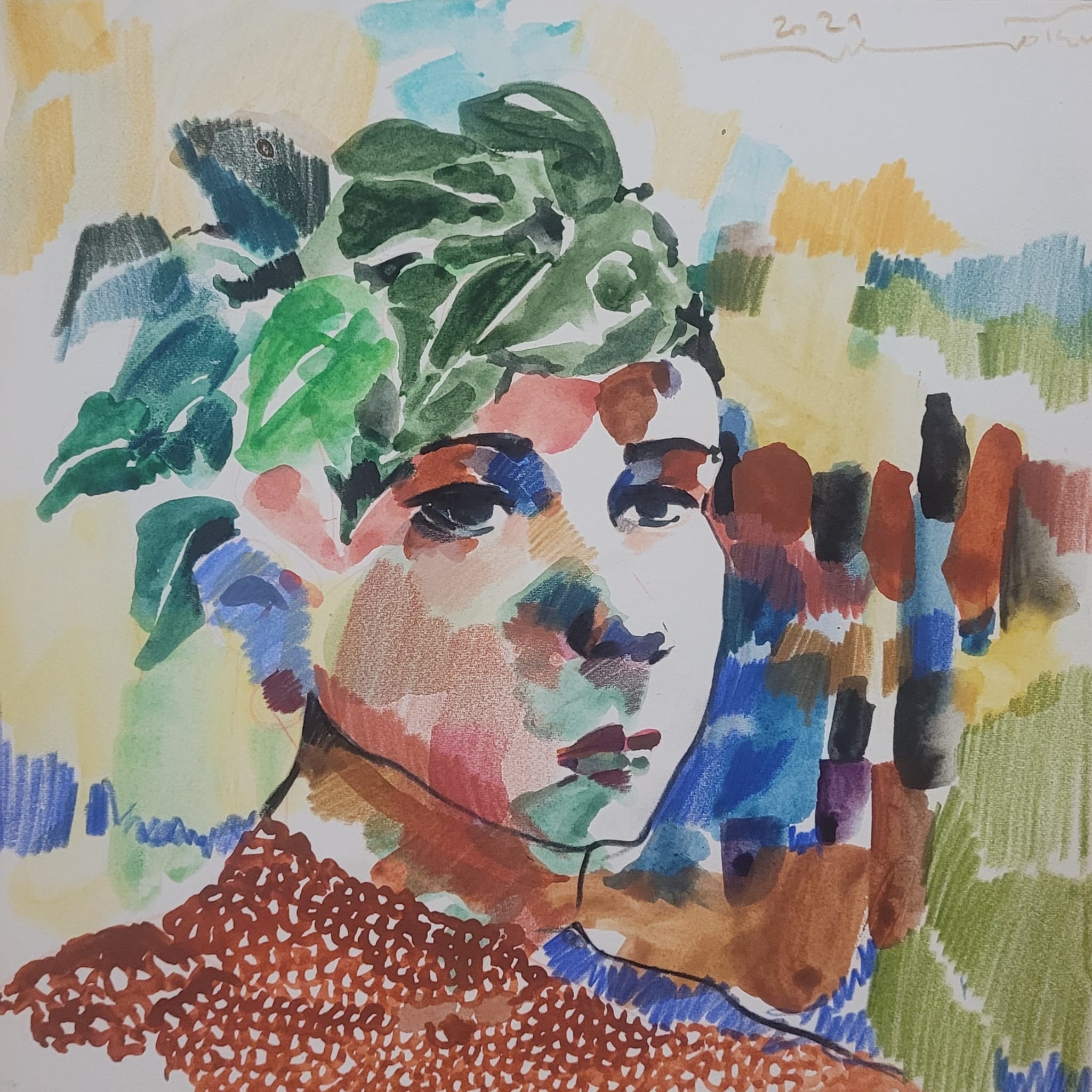 Series of Portraits by Golnaz Afraz, 2021