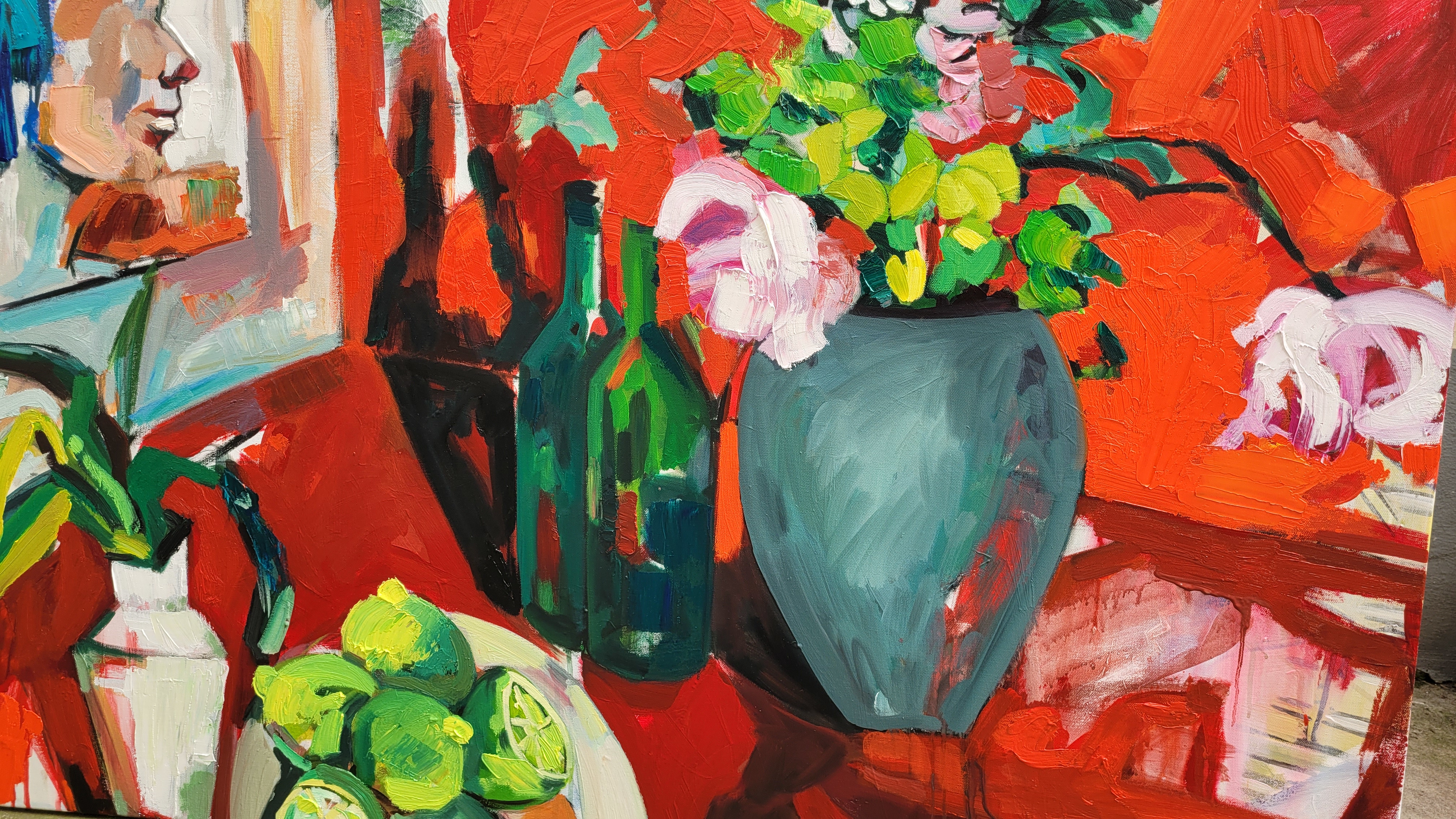 Pink Flower by Golnaz Afraz, 2025