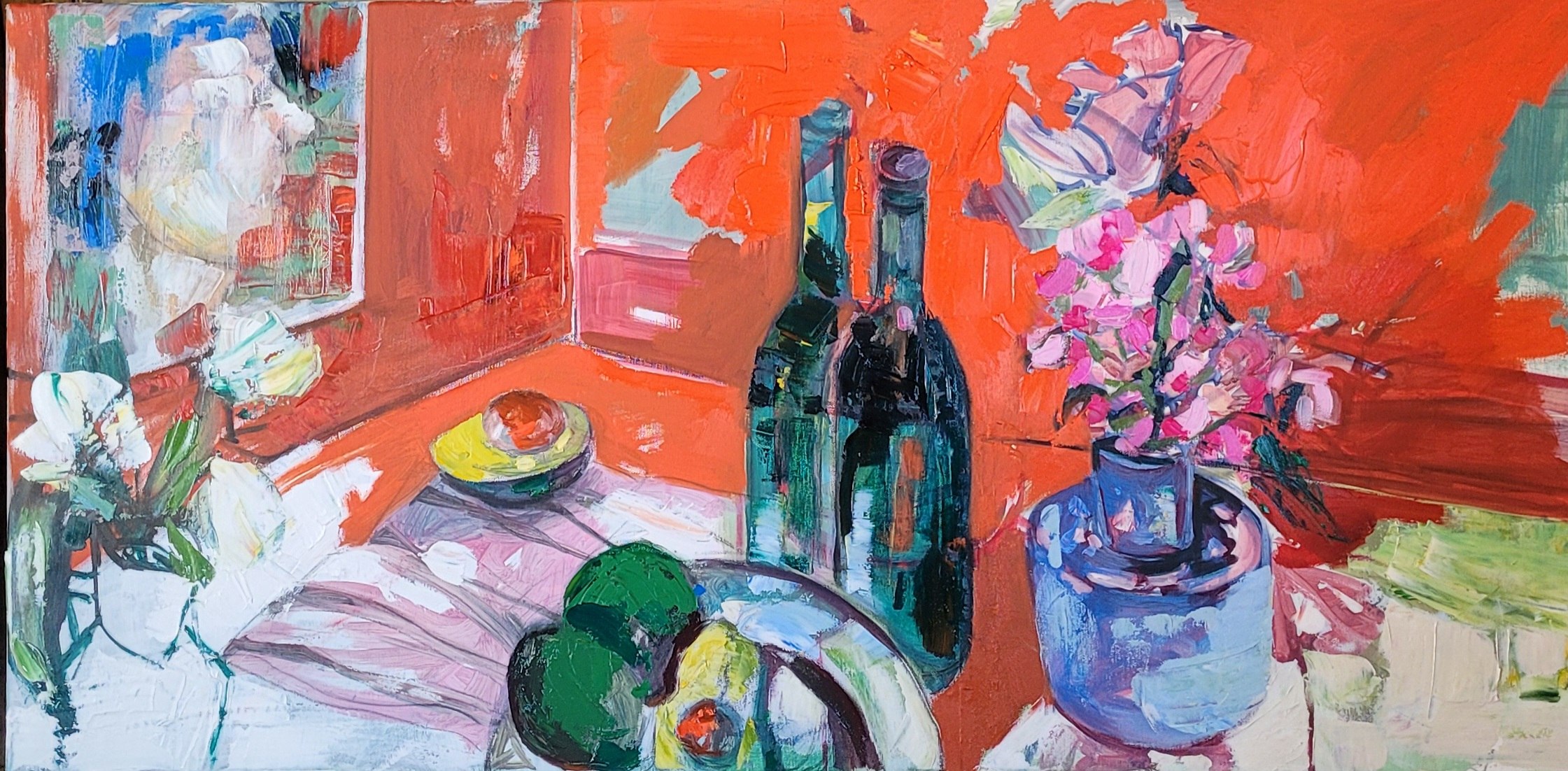 Red Wall by Golnaz Afraz, 2025