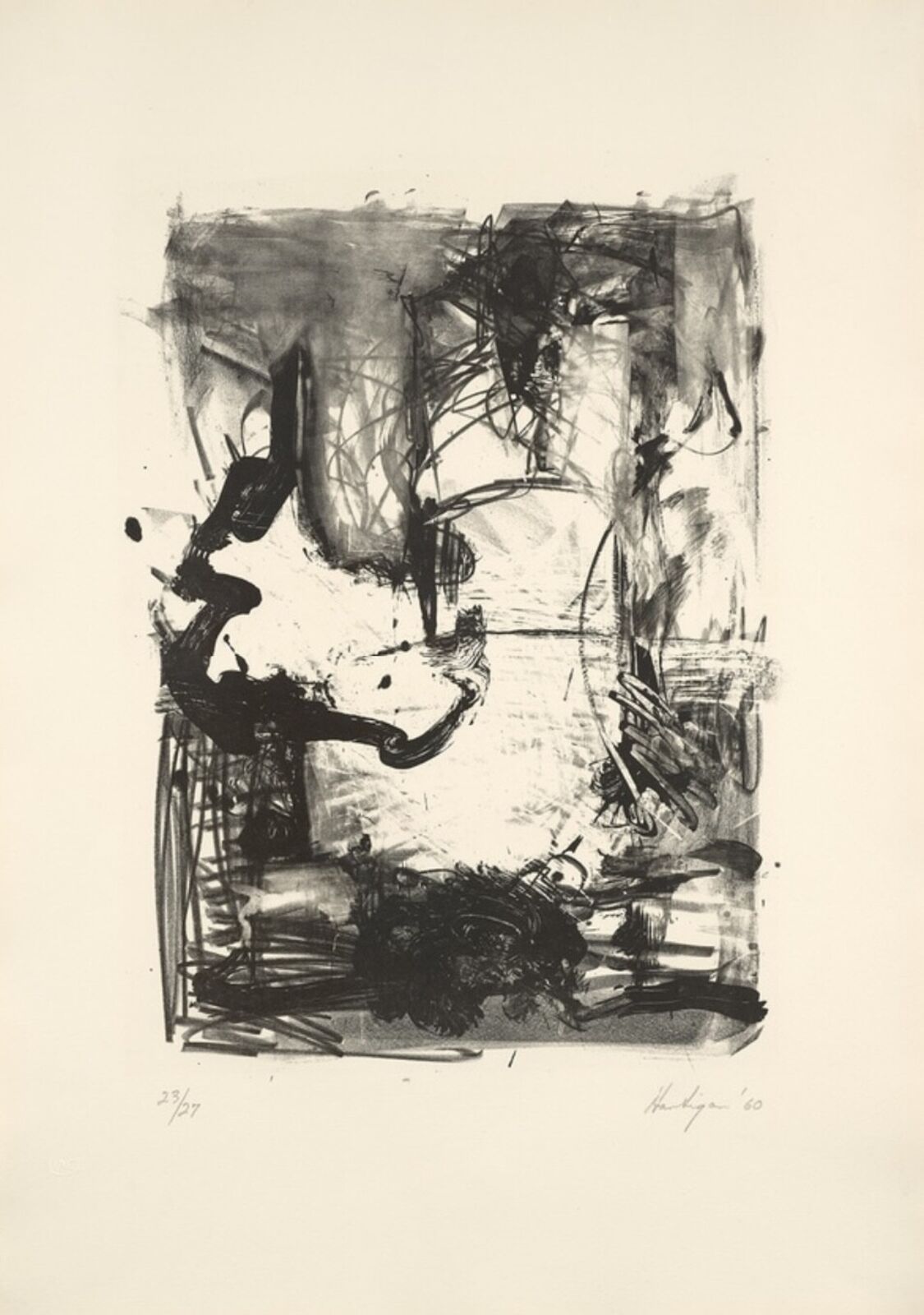 The Hero Leaves His Ship I by Grace Hartigan, 1960