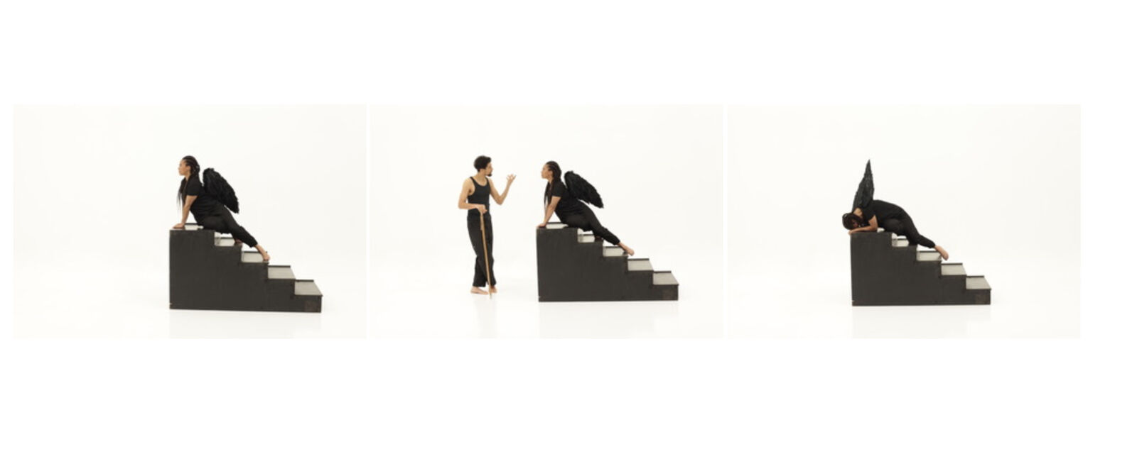 Heroines, Birds and Monsters series, Triptych 2, Sphinx by Grada Kilomba, 2020