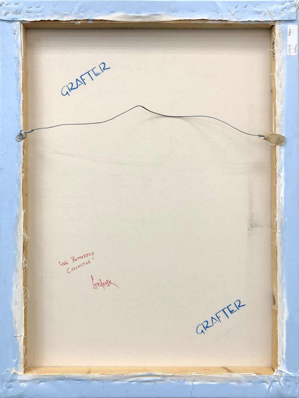 Artwork by Grafter, THE BUTTERFLY COLLECTOR, Made of Spray Paint On Canvas 