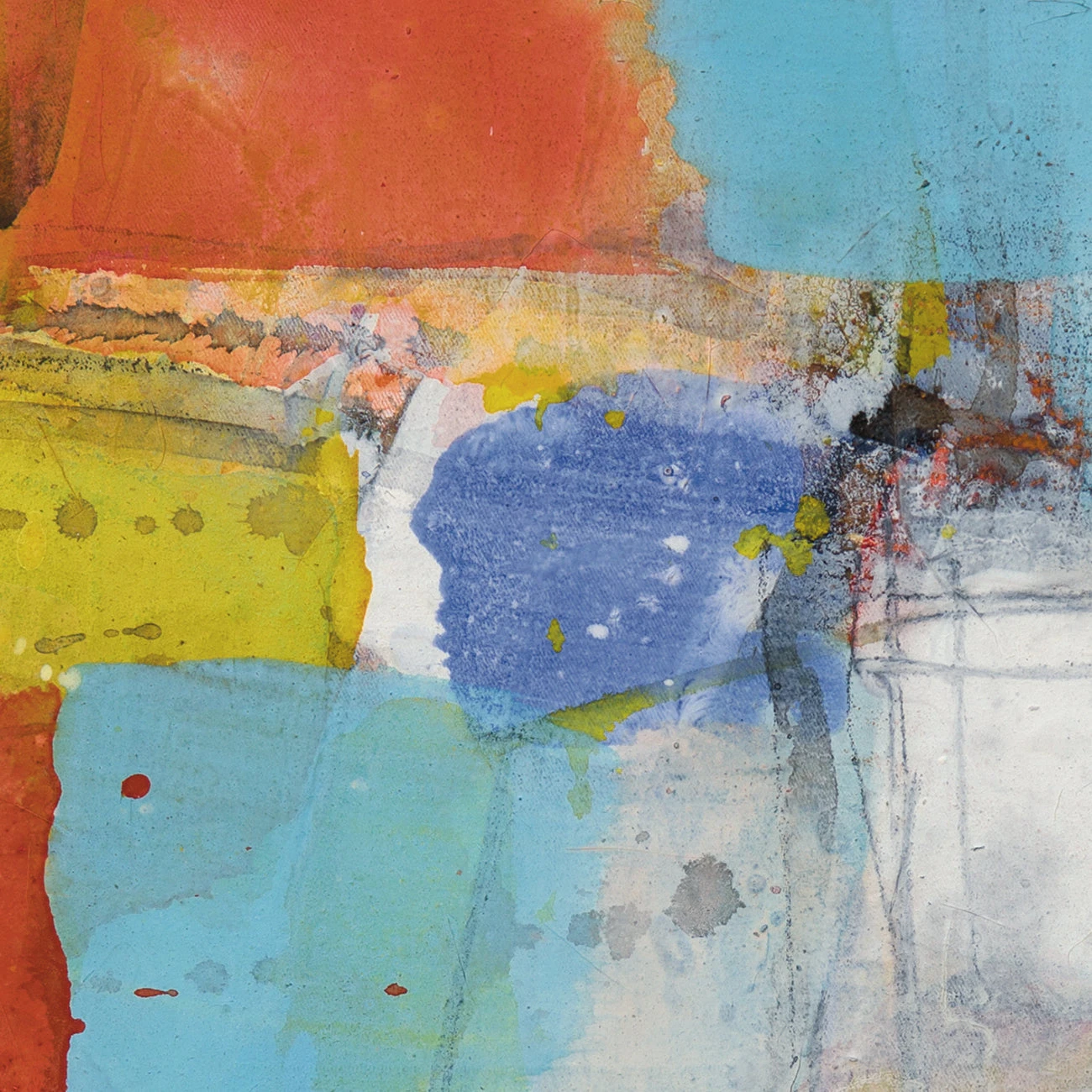 Artwork by Greet Helsen, Città vecchia, Made of Acrylic on canvas 