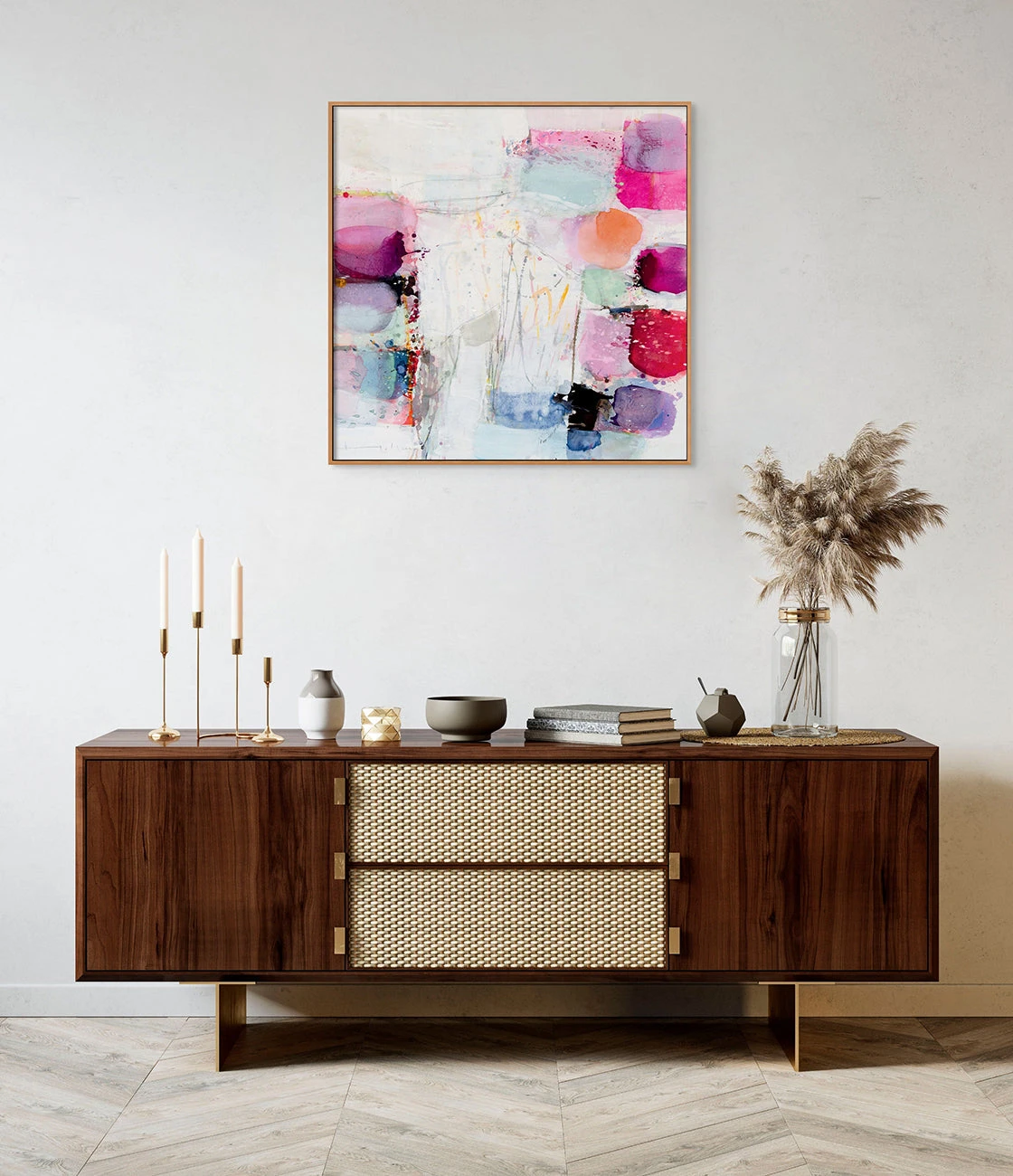 Artwork by Greet Helsen, Frühblüher, Made of Acrylic on canvas 