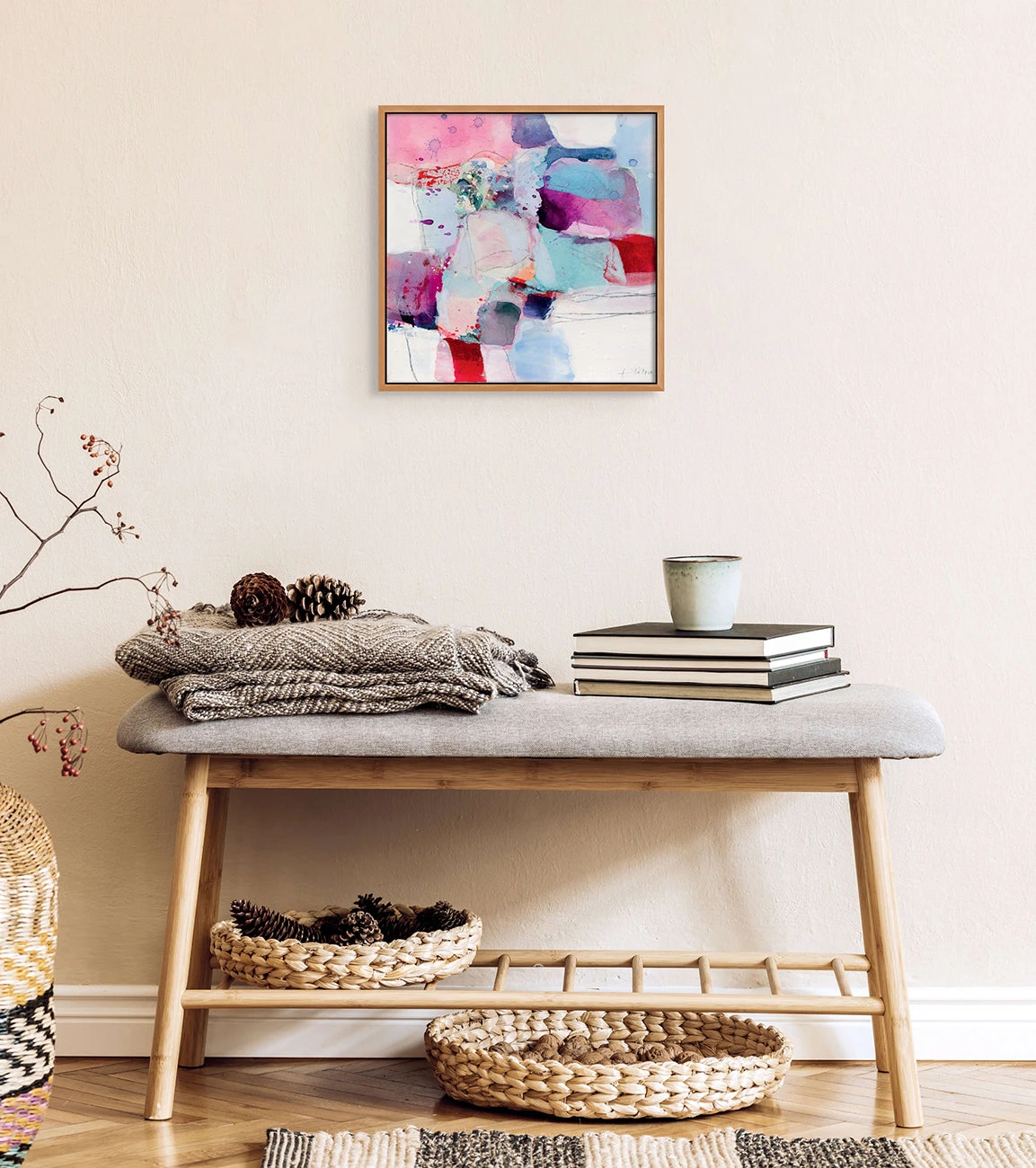 Artwork by Greet Helsen, Rosentor, Made of Acrylic on canvas 