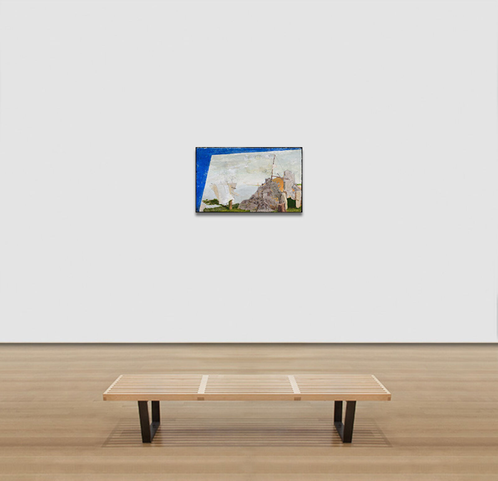 Artwork by Gregory Kitterle, Last Harrah, Made of Resin, Plaster, Pencil and Oil Paint on Board 