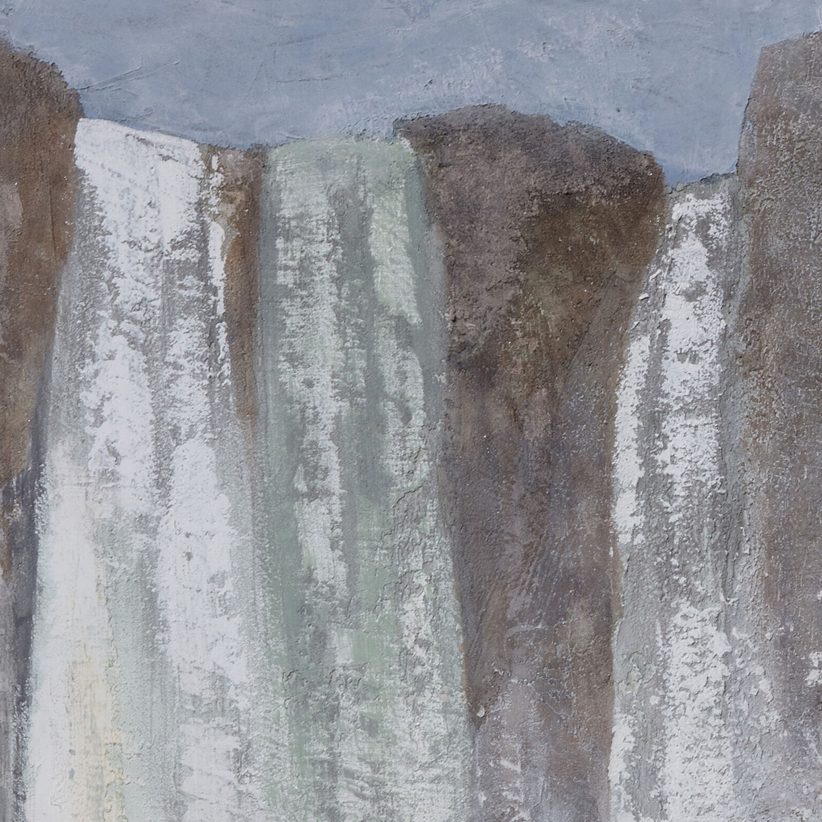 Artwork by Gregory Kitterle, Offering, Made of Pigment and plaster on wood panel 