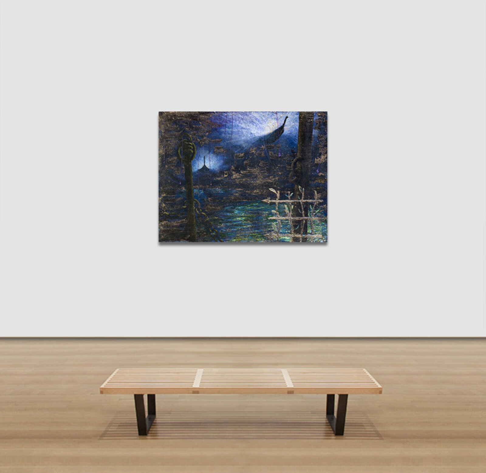 Artwork by Gregory Kitterle, Sogno di Oro, Made of Oil on Canvas 