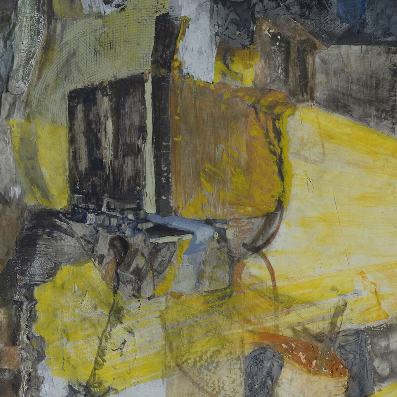 Artwork by Gregory Kitterle, 1st Steps, Made of Fresco on Panel 