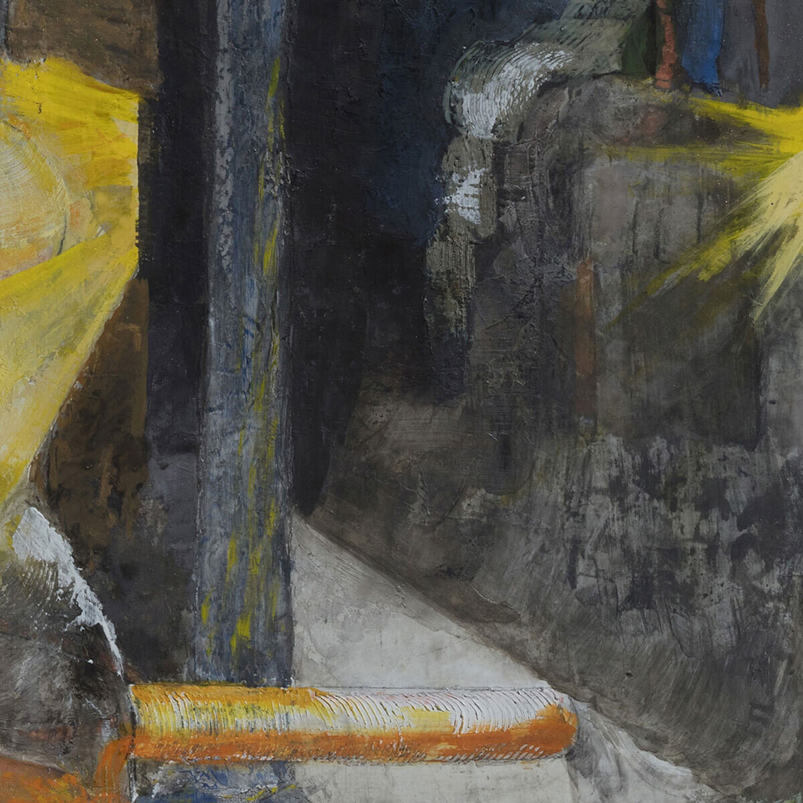 Artwork by Gregory Kitterle, 1st Steps, Made of Fresco on Panel 