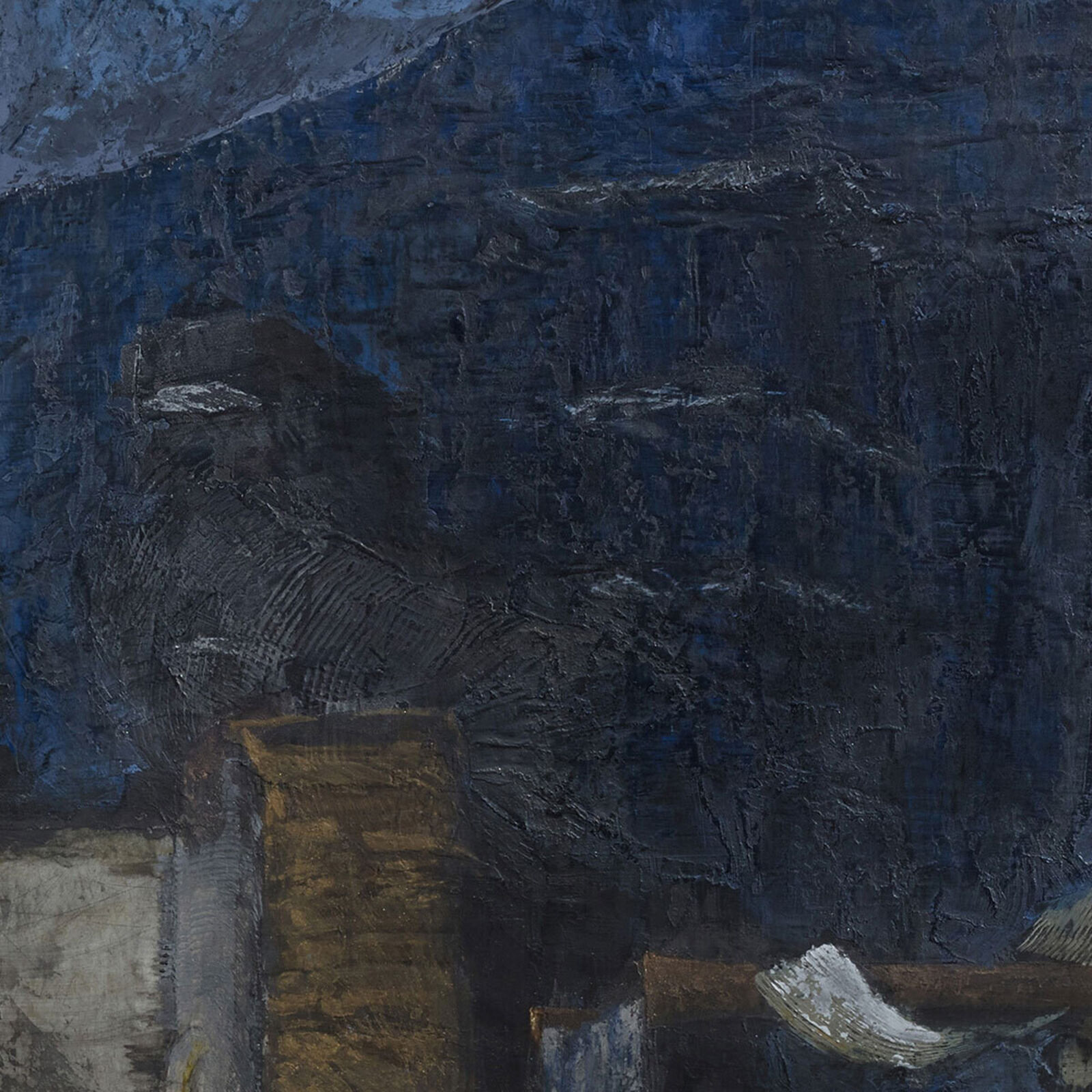 Artwork by Gregory Kitterle, 1st Steps, Made of Fresco on Panel 