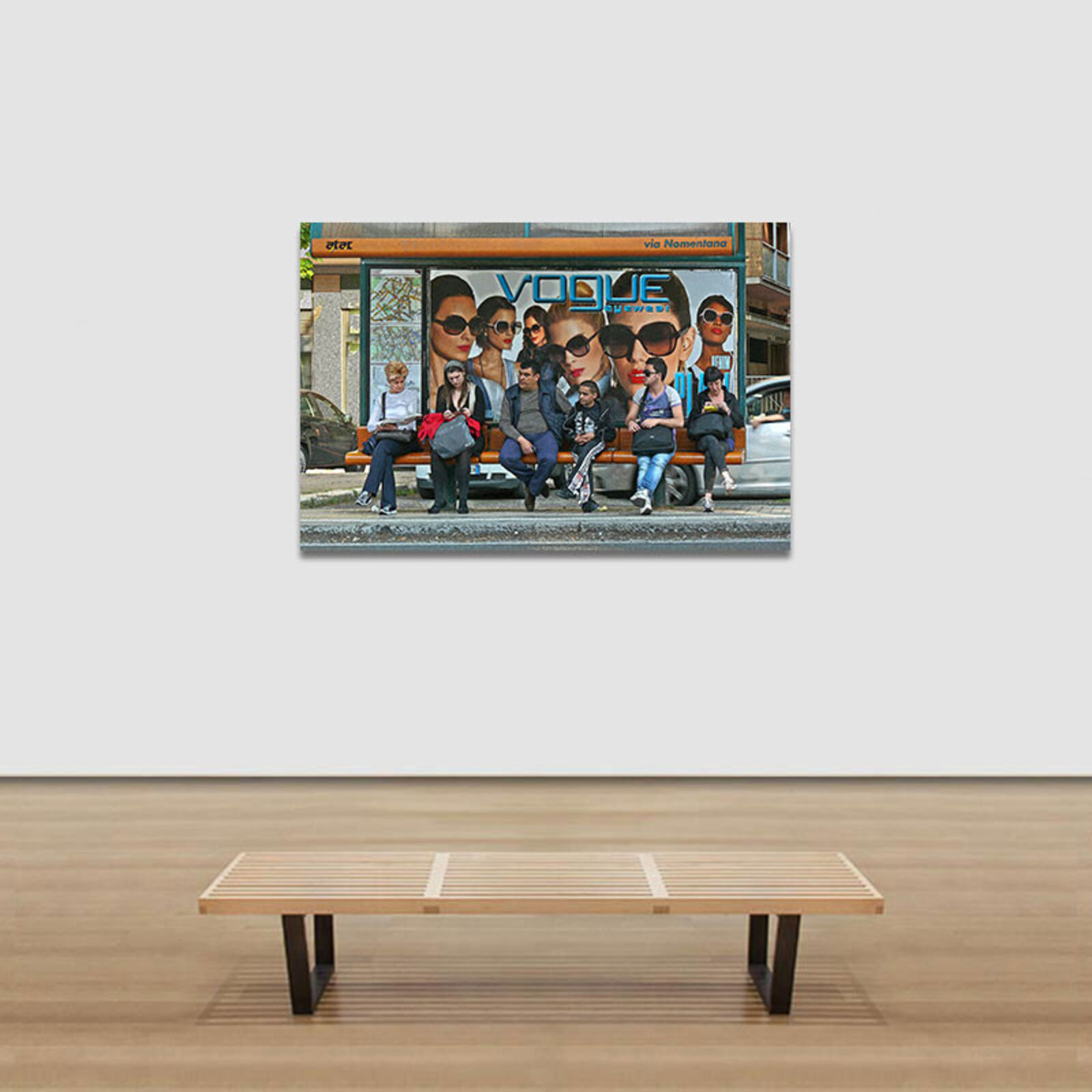 Artwork by Gregory Kitterle, At the Alchemists House, Made of Fresco on wood panel 