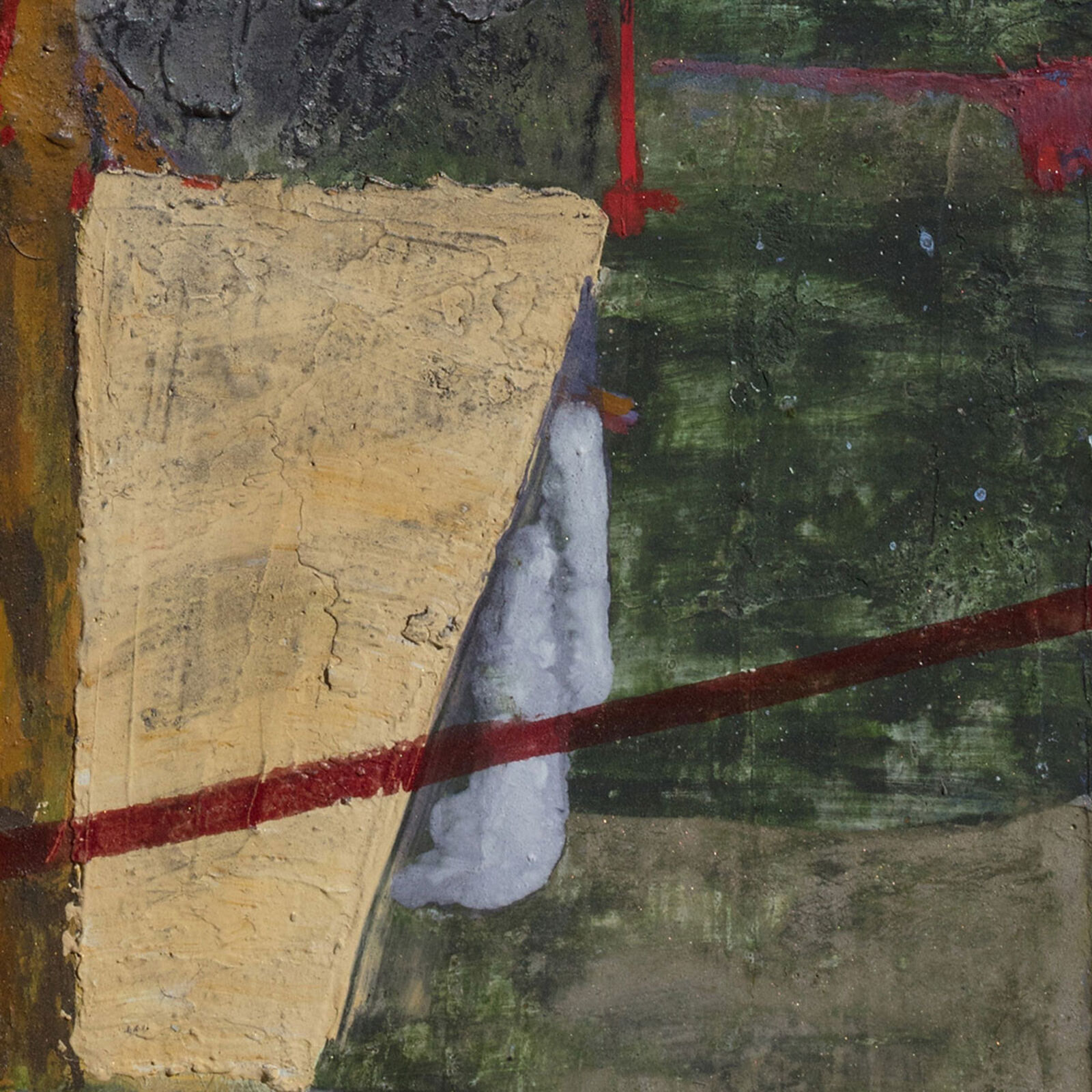 Artwork by Gregory Kitterle, Boundary, Made of Fresco on Panel 