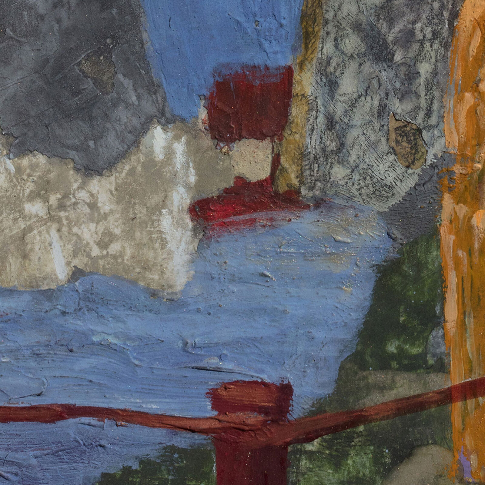 Artwork by Gregory Kitterle, Boundary, Made of Fresco on Panel 