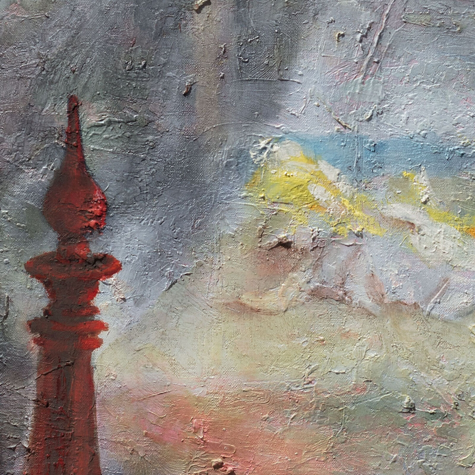 Artwork by Gregory Kitterle, My Cat Gets into Everything, Made of Oil on Canvas 