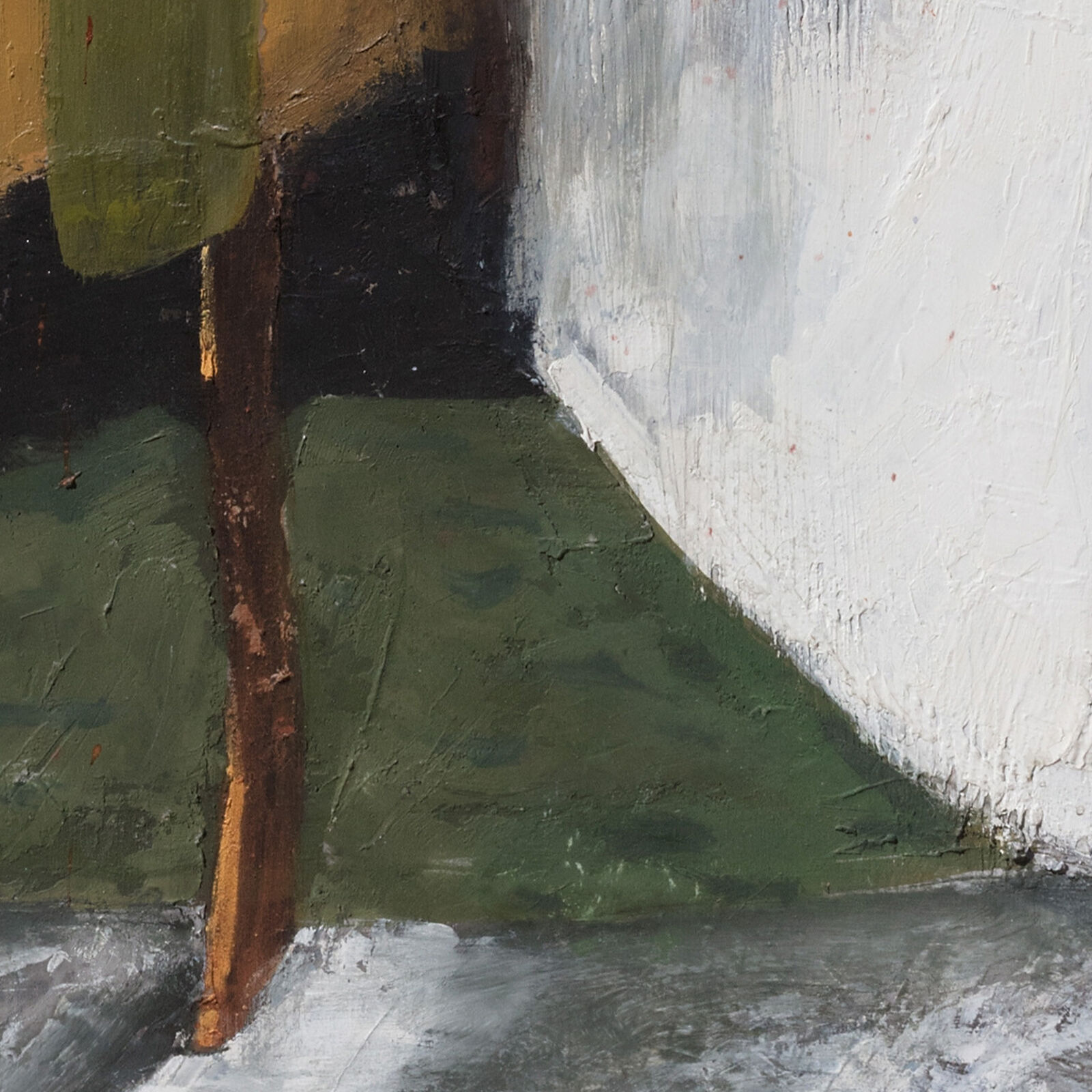 Artwork by Gregory Kitterle, Ready for a Nap, Made of Fresco on wood panel 