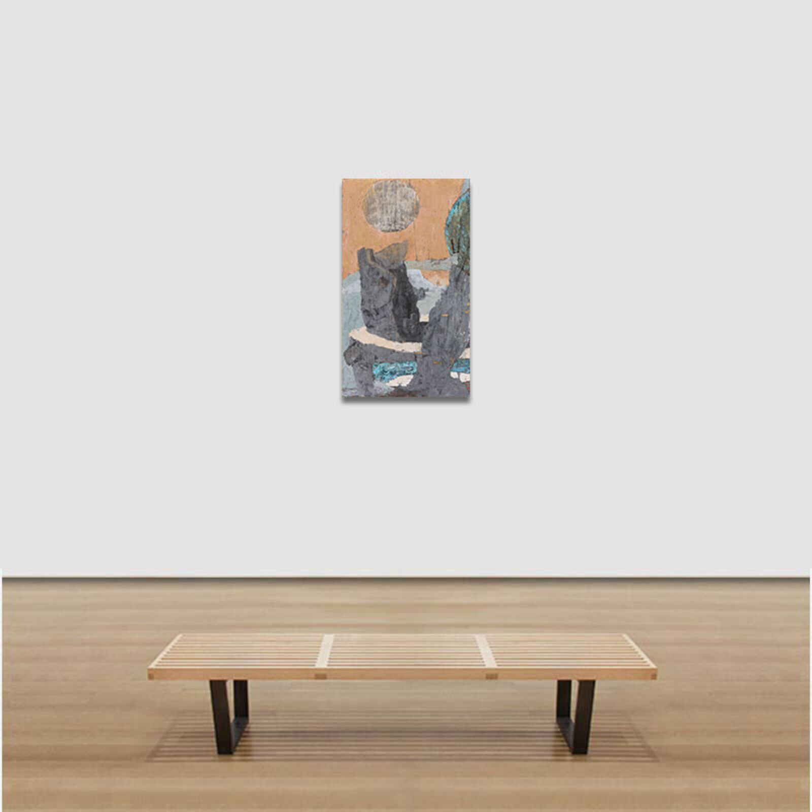 Artwork by Gregory Kitterle, Where’s Piper, Made of Fresco on Canvas Mounted on Panel 