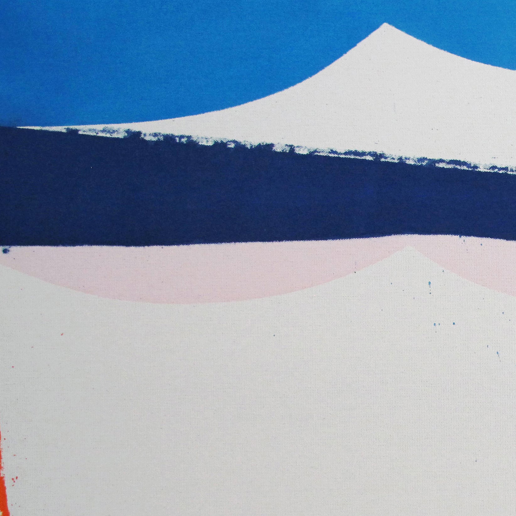 Artwork by Guillaume Moschini, A L'Horizon 02, Made of Acrylic and ink on canvas 