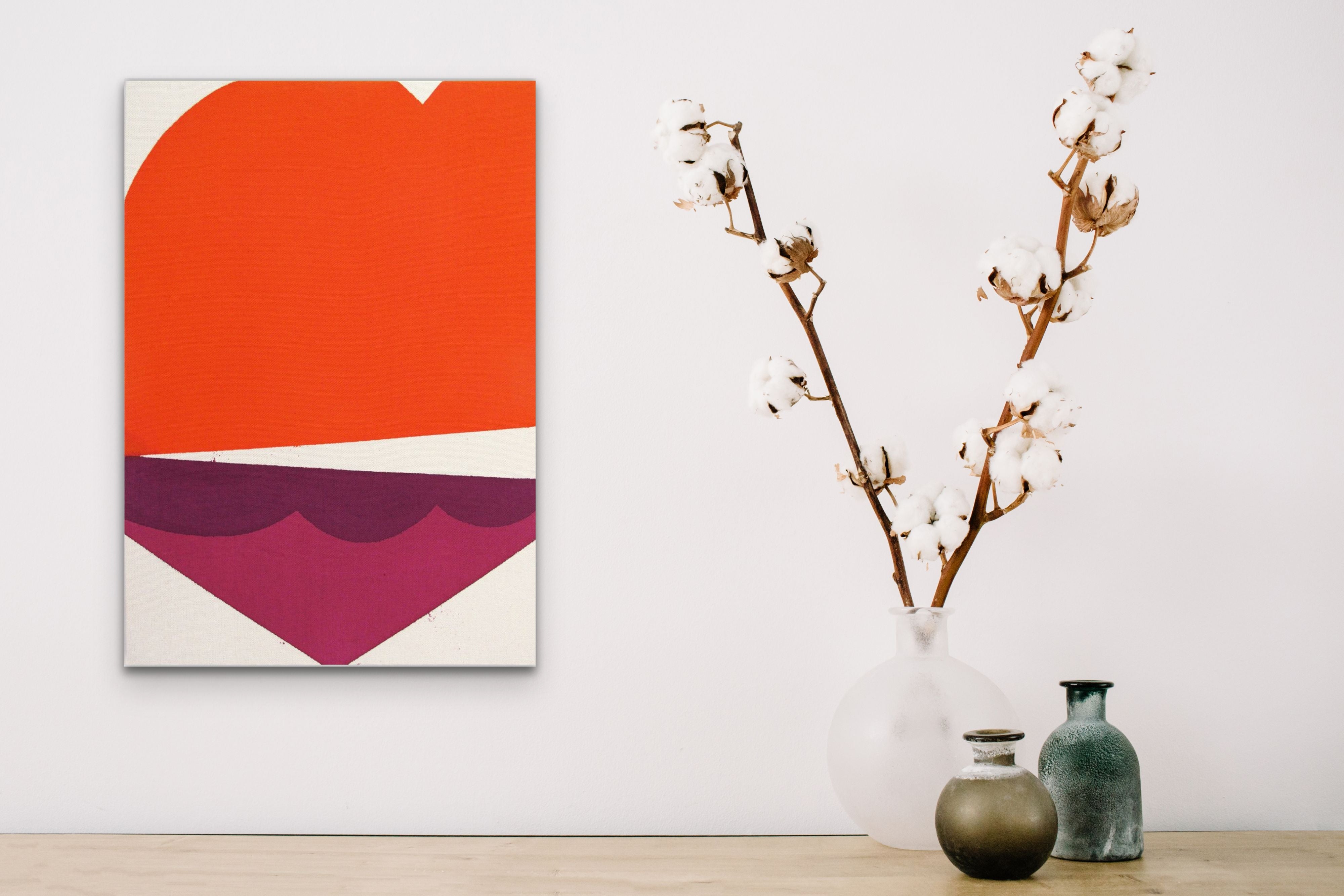 Artwork by Guillaume Moschini, EM 2 L'A - Suite 02 PFA, Made of Acrylic and ink on canvas 