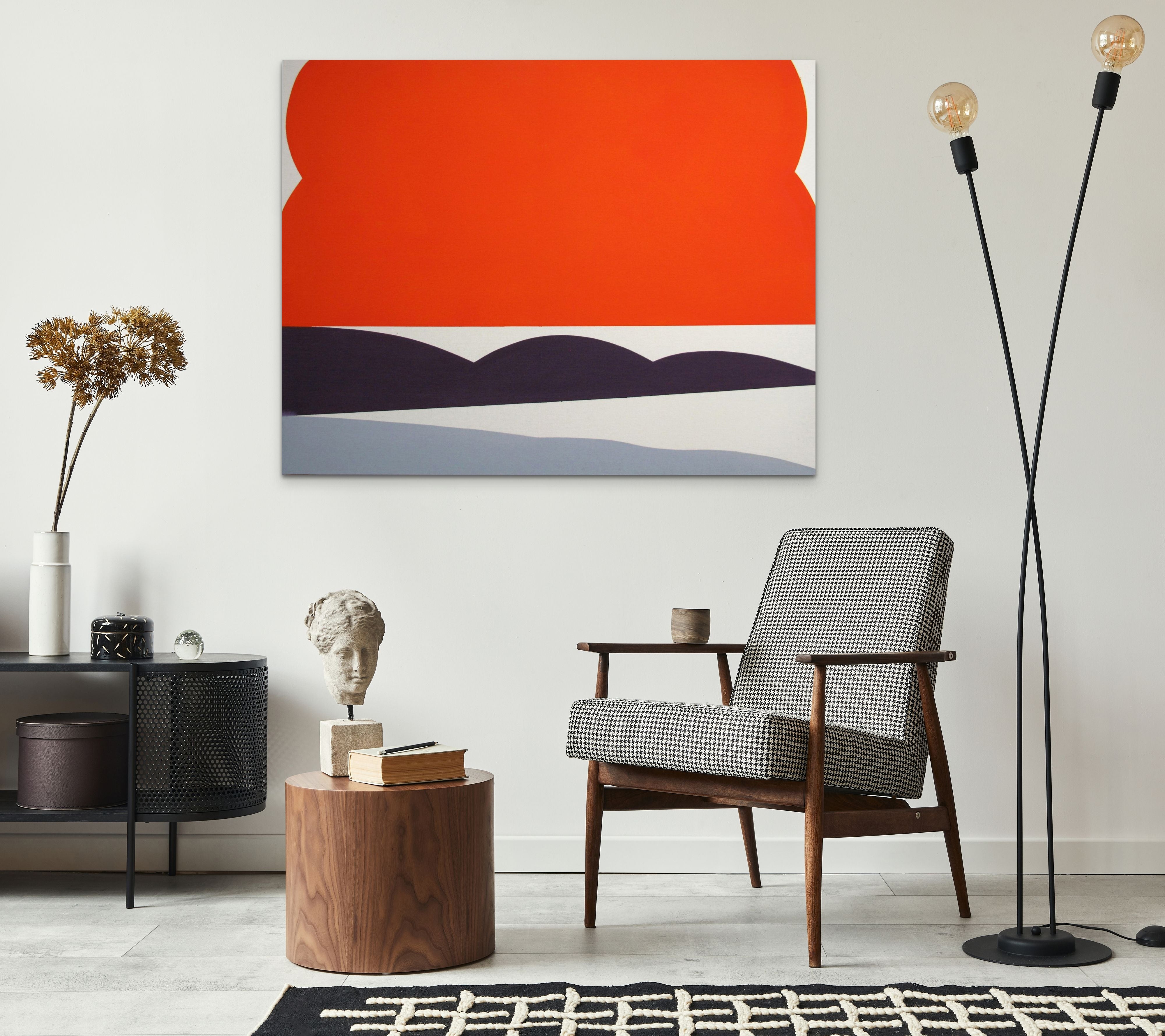 Artwork by Guillaume Moschini, Horizon 02, Made of Acrylic and ink on canvas 