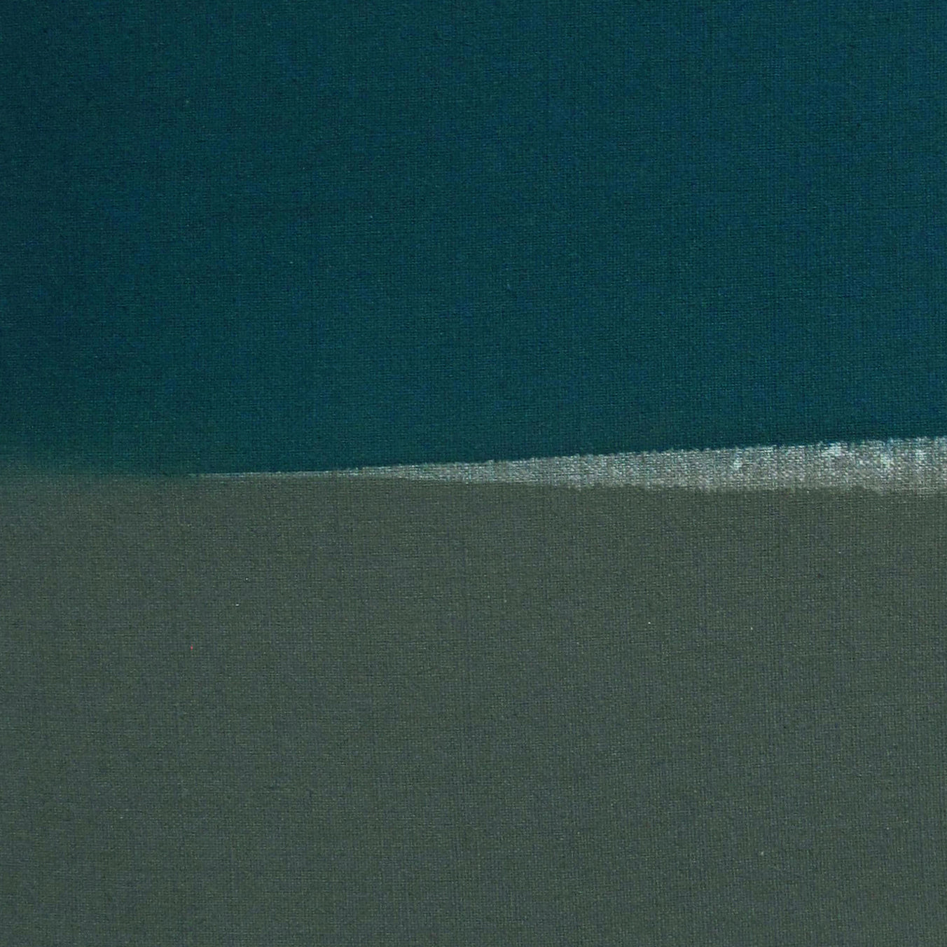 A painting with a dark blue and grey color scheme.