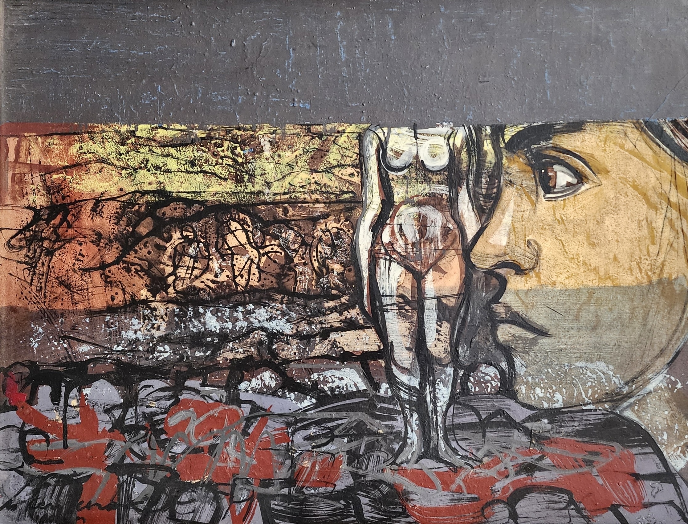 Study for a mural by Guillermo Ceniceros, 1982