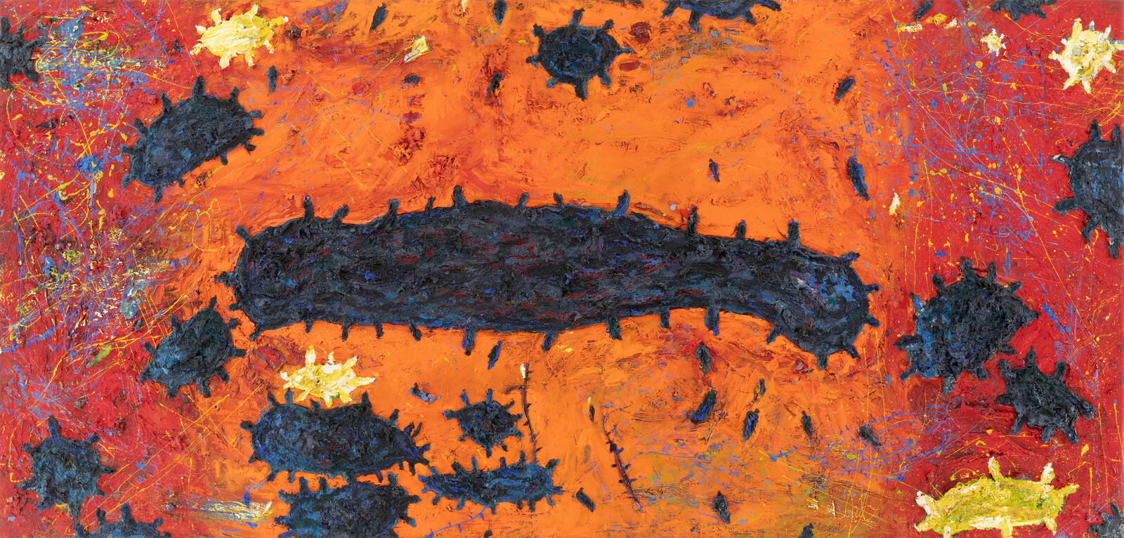 Rotfeld Welten by Gunter Damisch, 1996