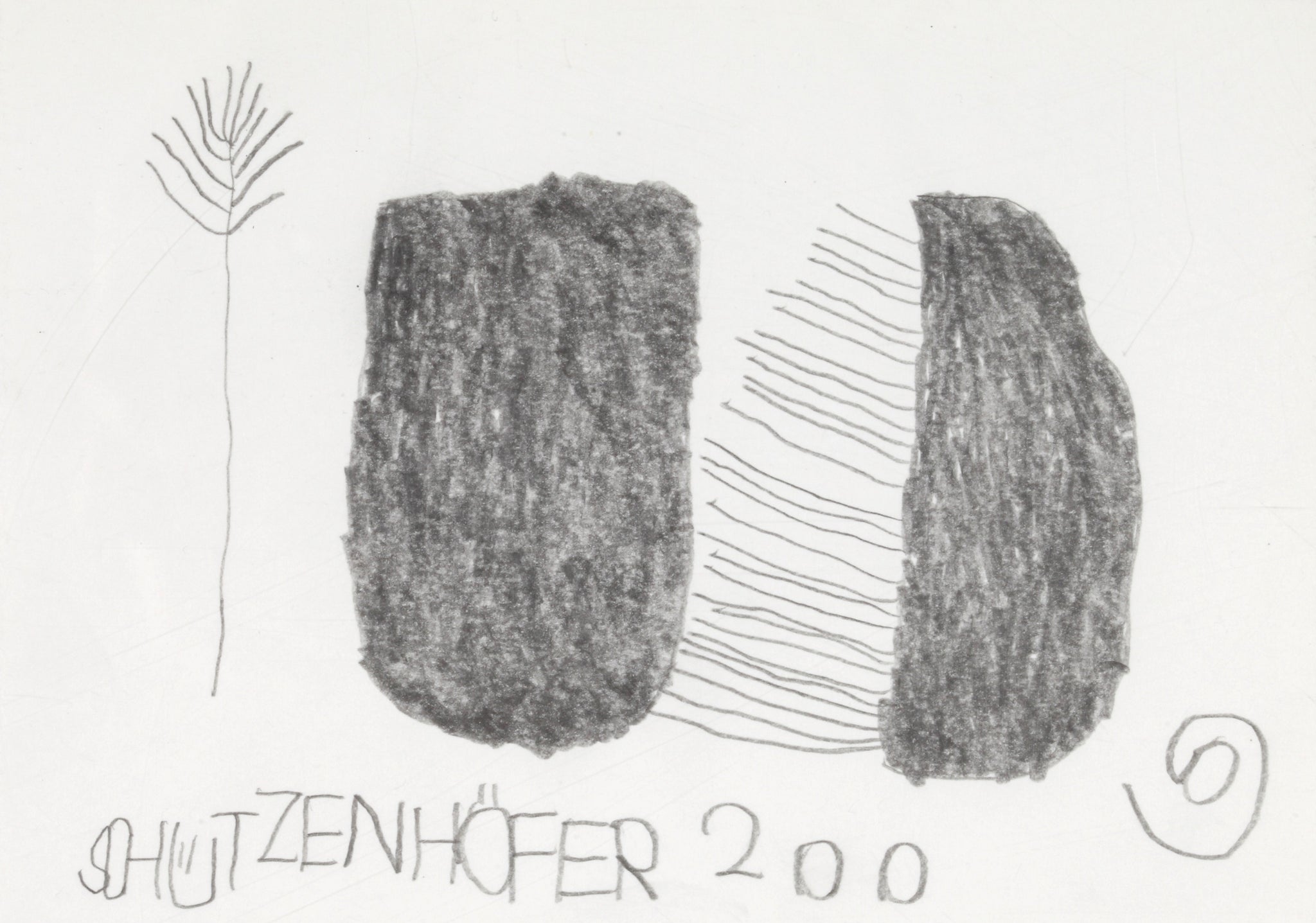 Toothbrush, mug and comb by Günther Schützenhöfer, 2009