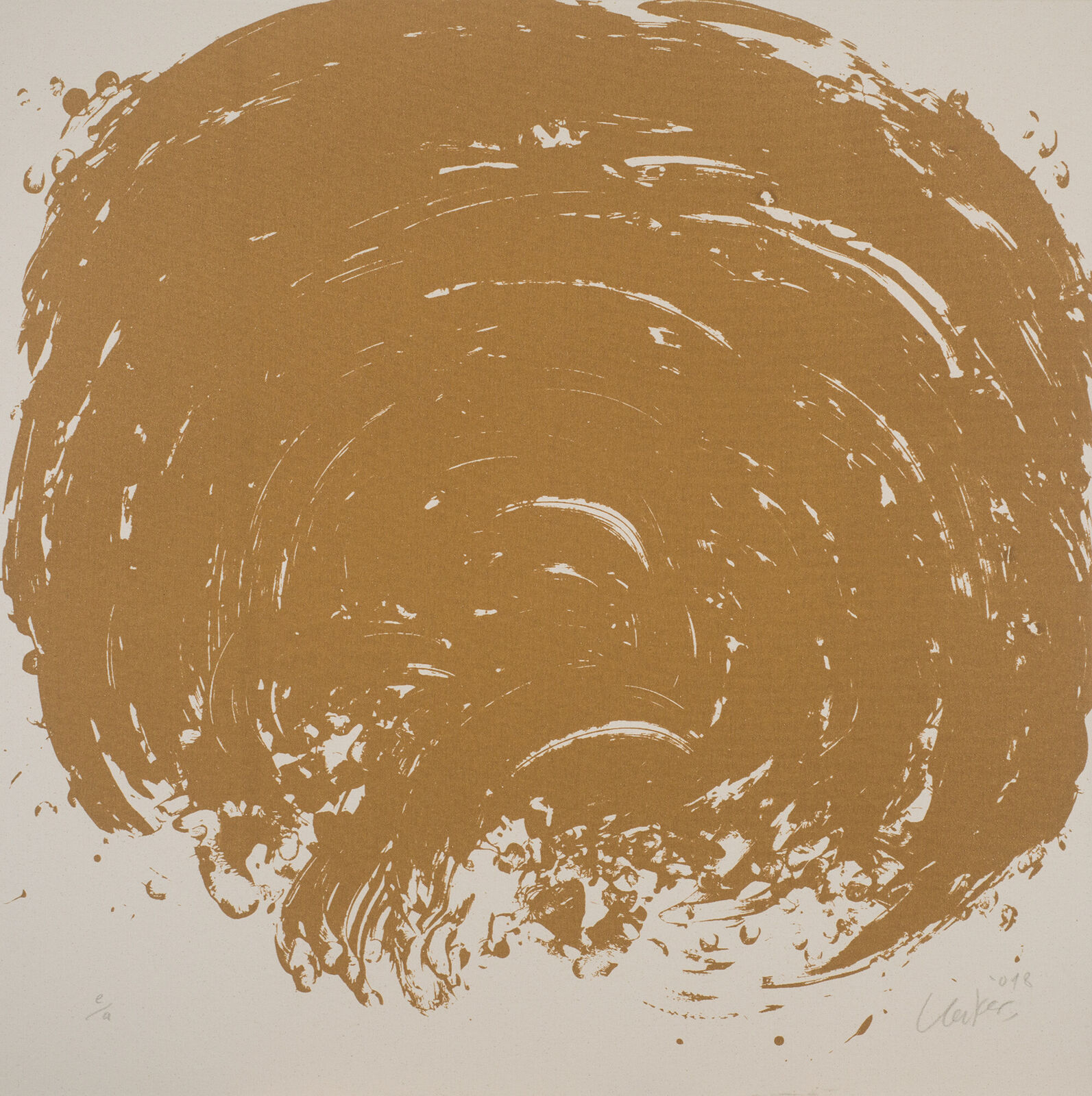 Ouroboros #3 by Günther Uecker, 2018