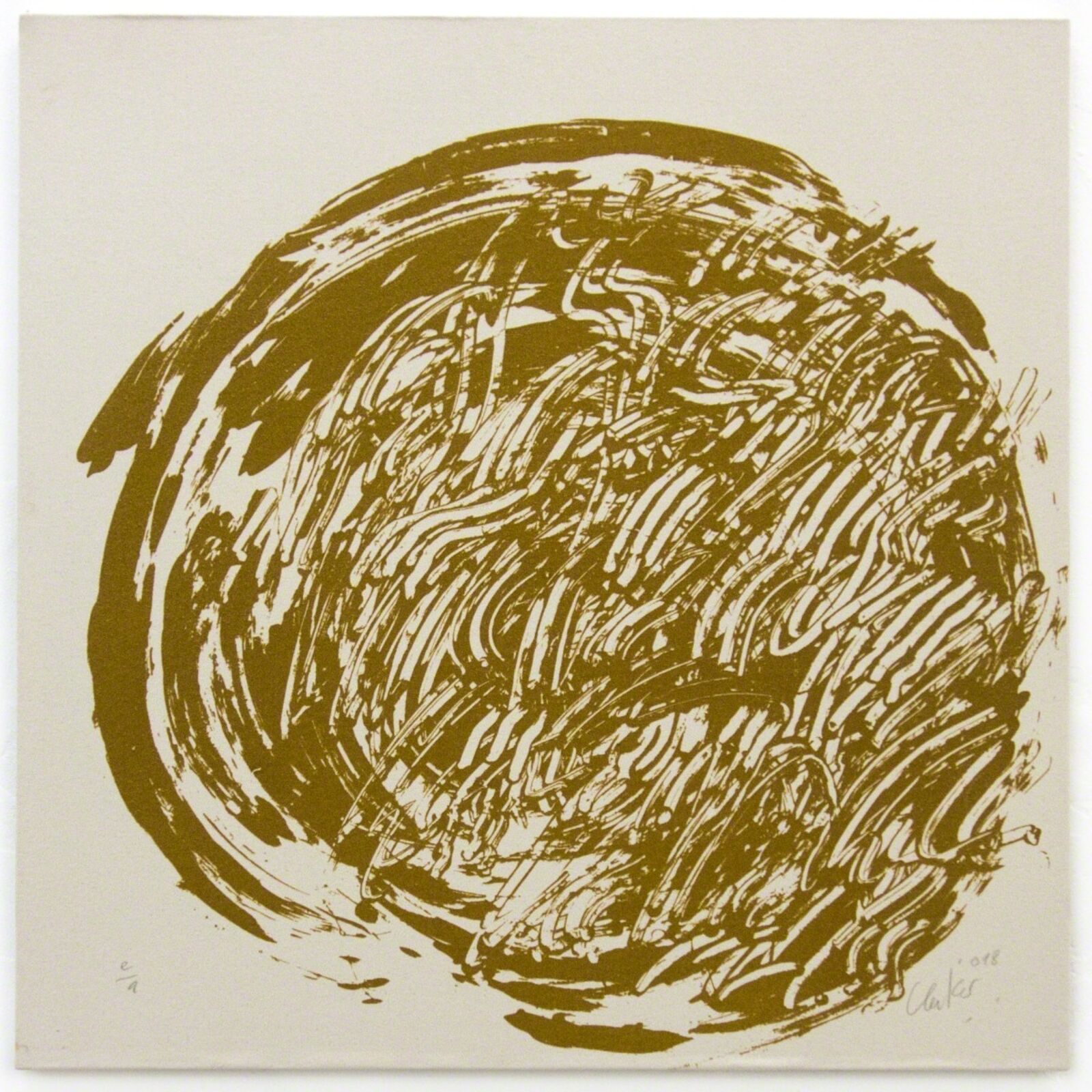 Ouroboros #6 by Günther Uecker, 2018
