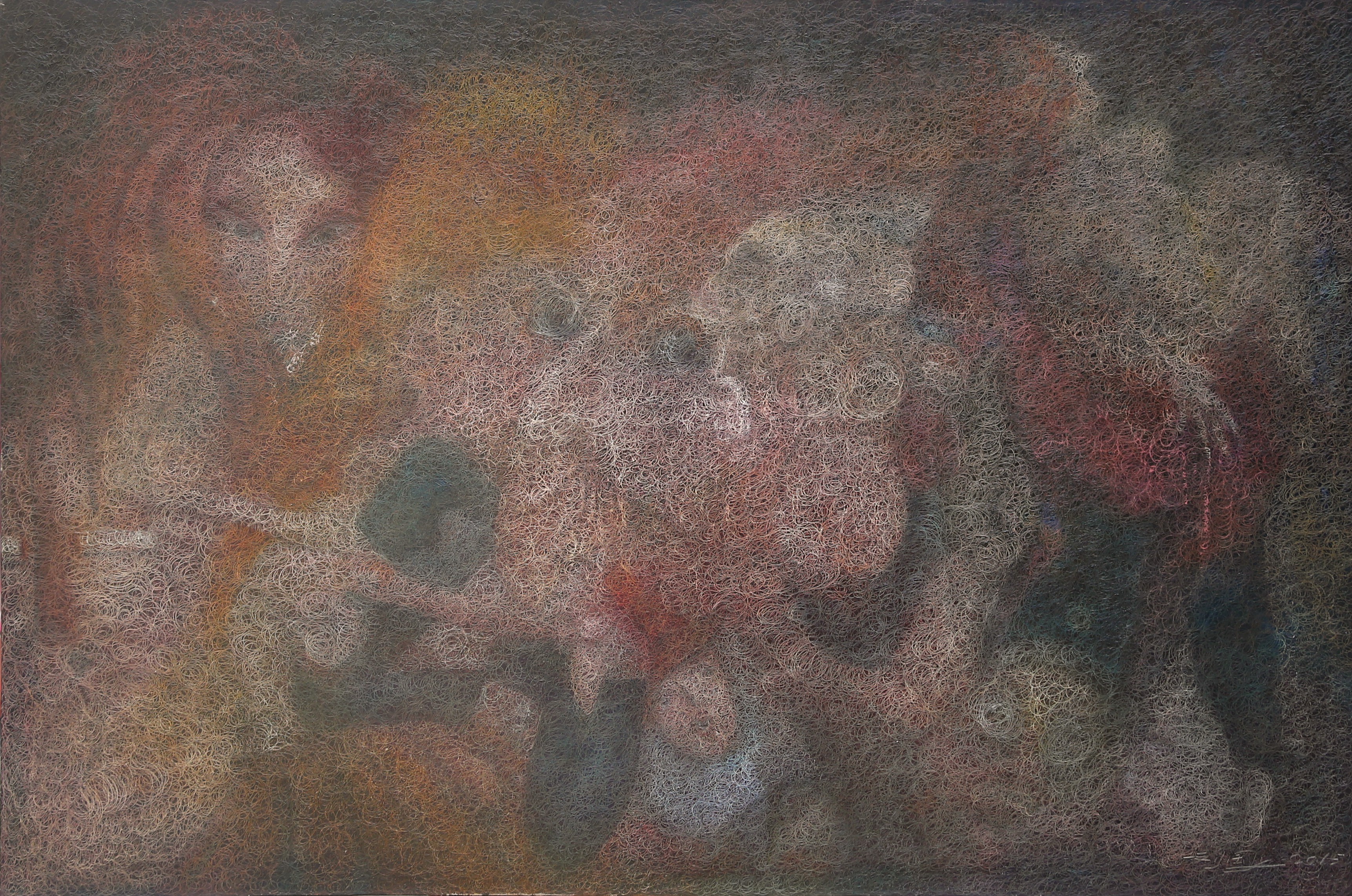 Abstract - Happy Bath by Guoyi  Liu, 2015
