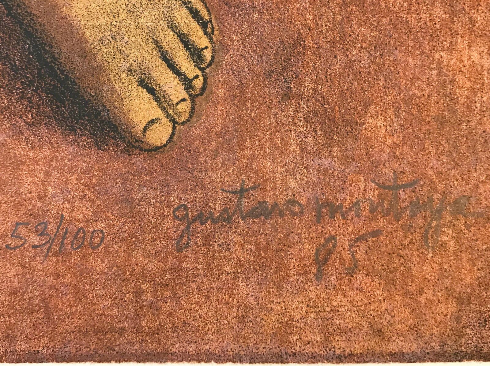 A painting of a woman sitting on a chair.