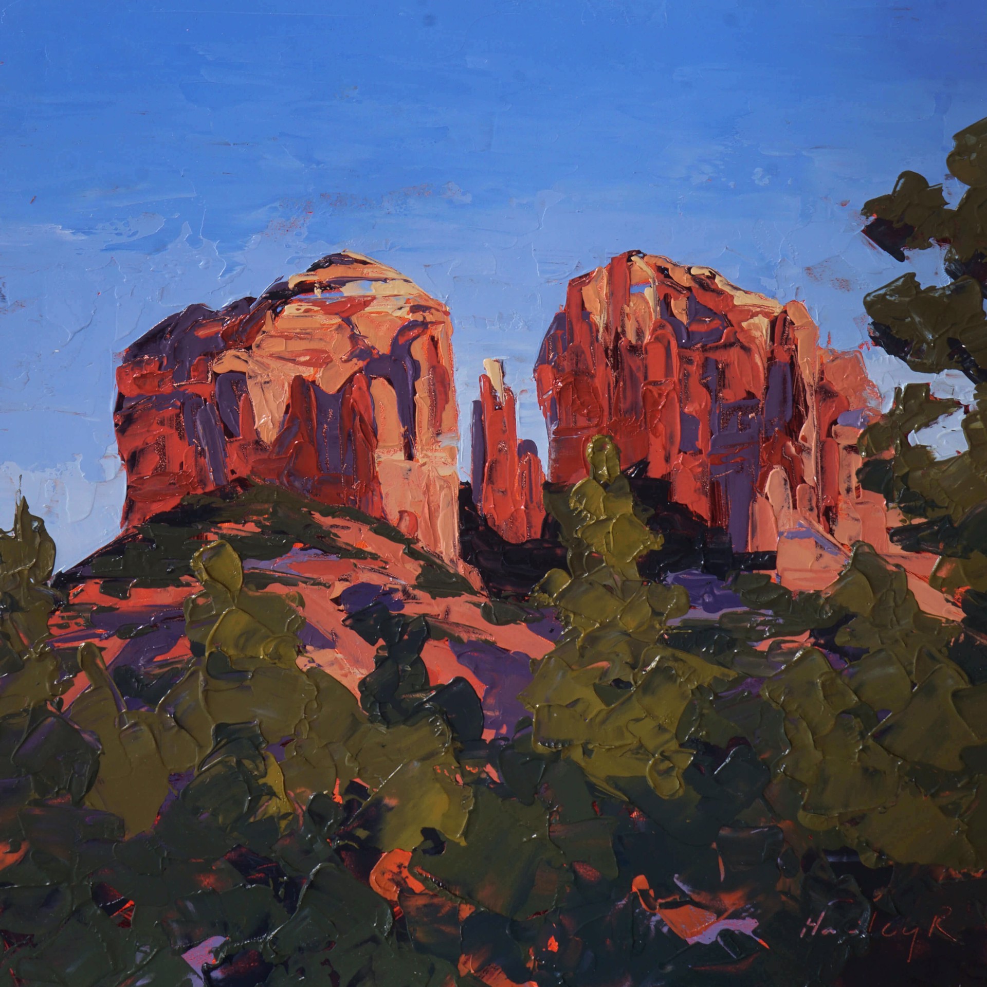 Hadley Rampton | Evening Cathedral, Sedona (2024) | MutualArt