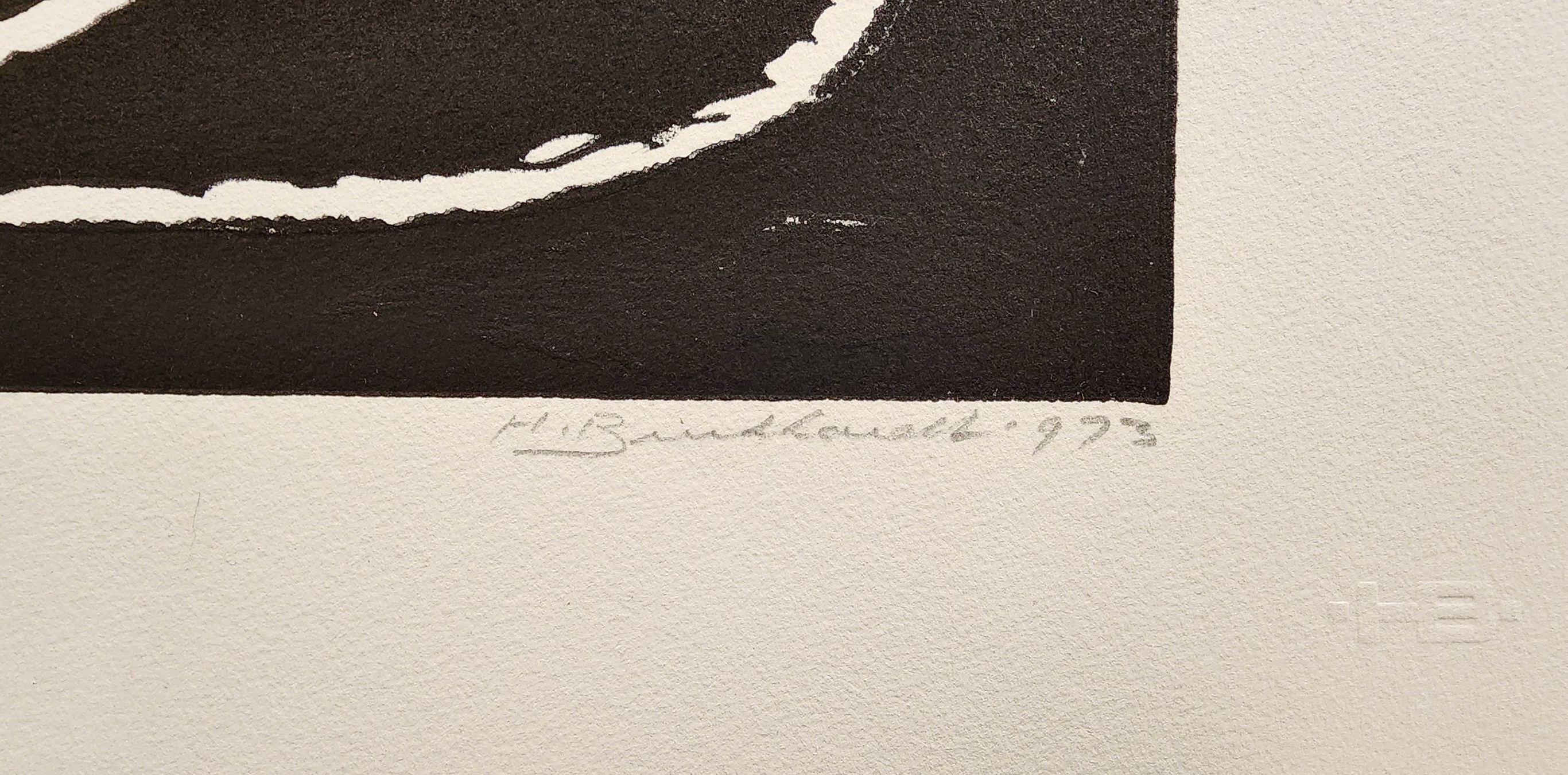 A black and white drawing of a woman sitting on the ground.