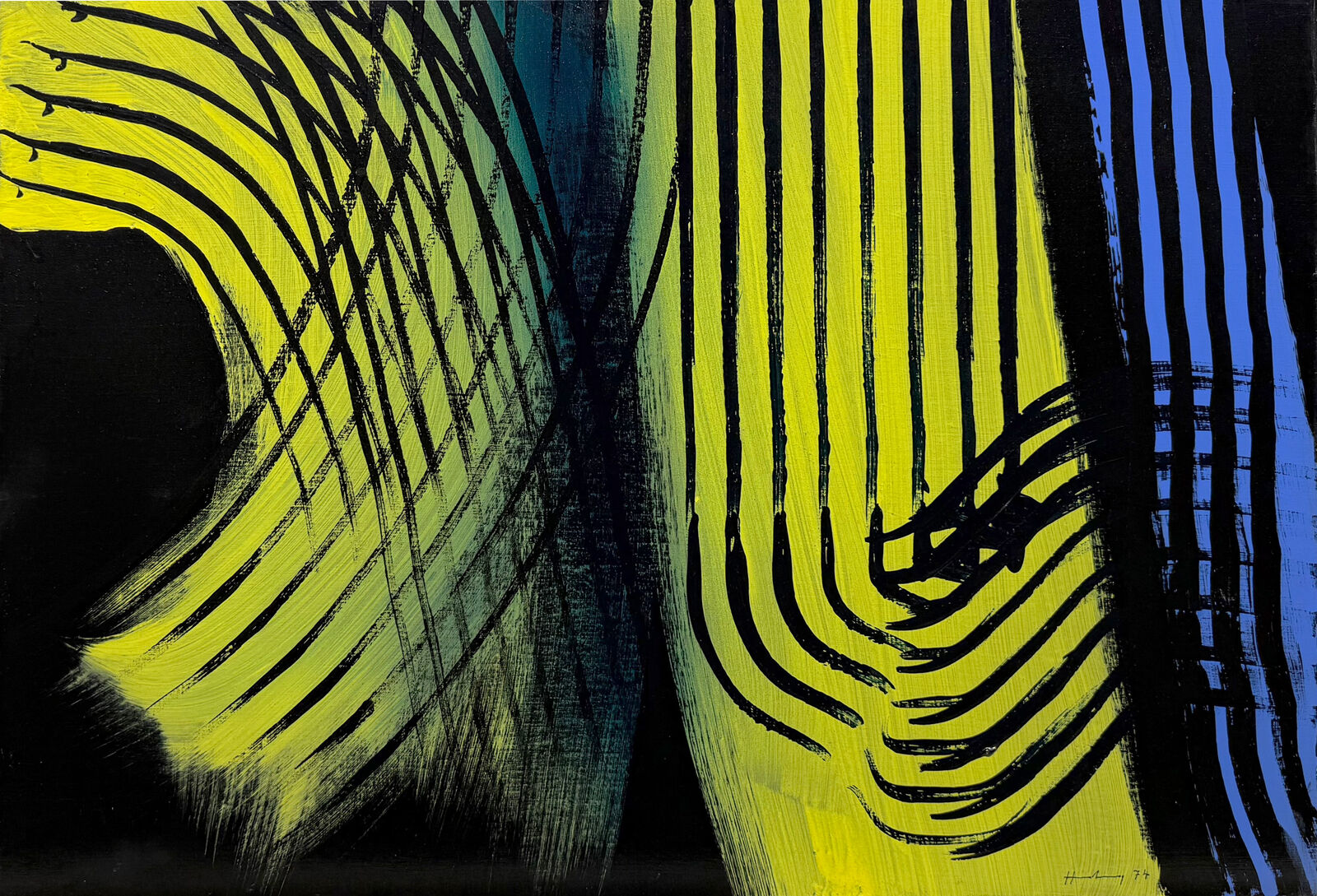T1974-T10 by Hans Hartung, 1974