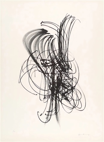 L 38 by Hans Hartung, 1958