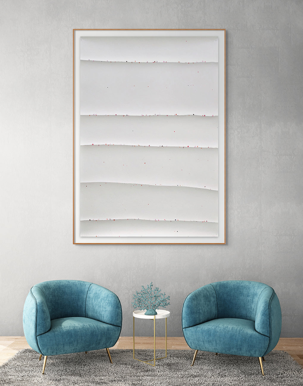 Artwork by Harald Kröner, Canto #22, Made of Ink, oil on paper 
