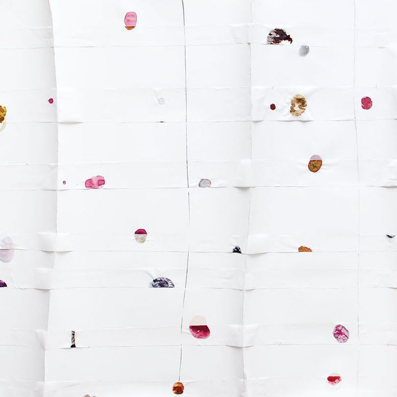 Artwork by Harald Kröner, Cut 39, Made of Ink, lacquer, cutting, collage on paper 