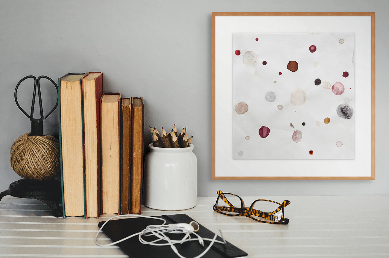 Artwork by Harald Kröner, K1959, Made of Ink, oil on paper 