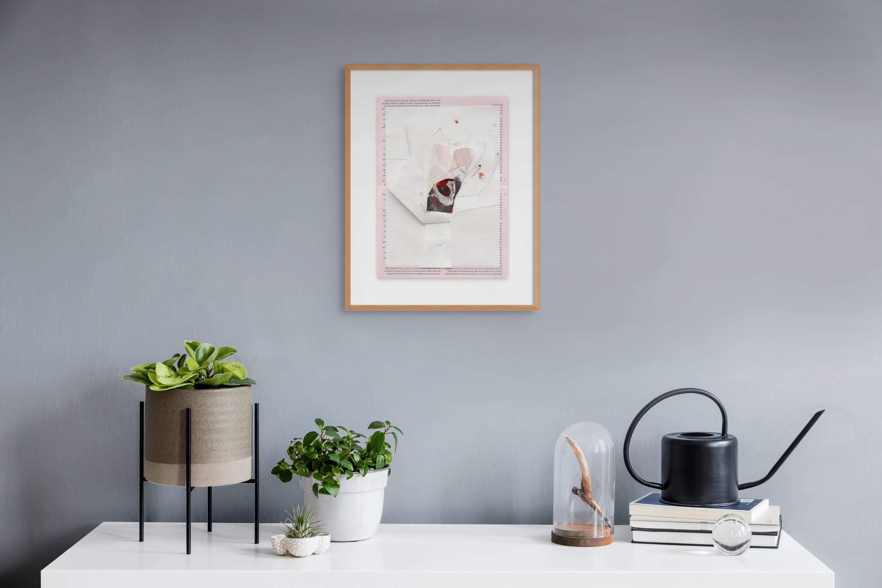 Artwork by Harald Kröner, K20124, Made of Print, ink, collage on paper 