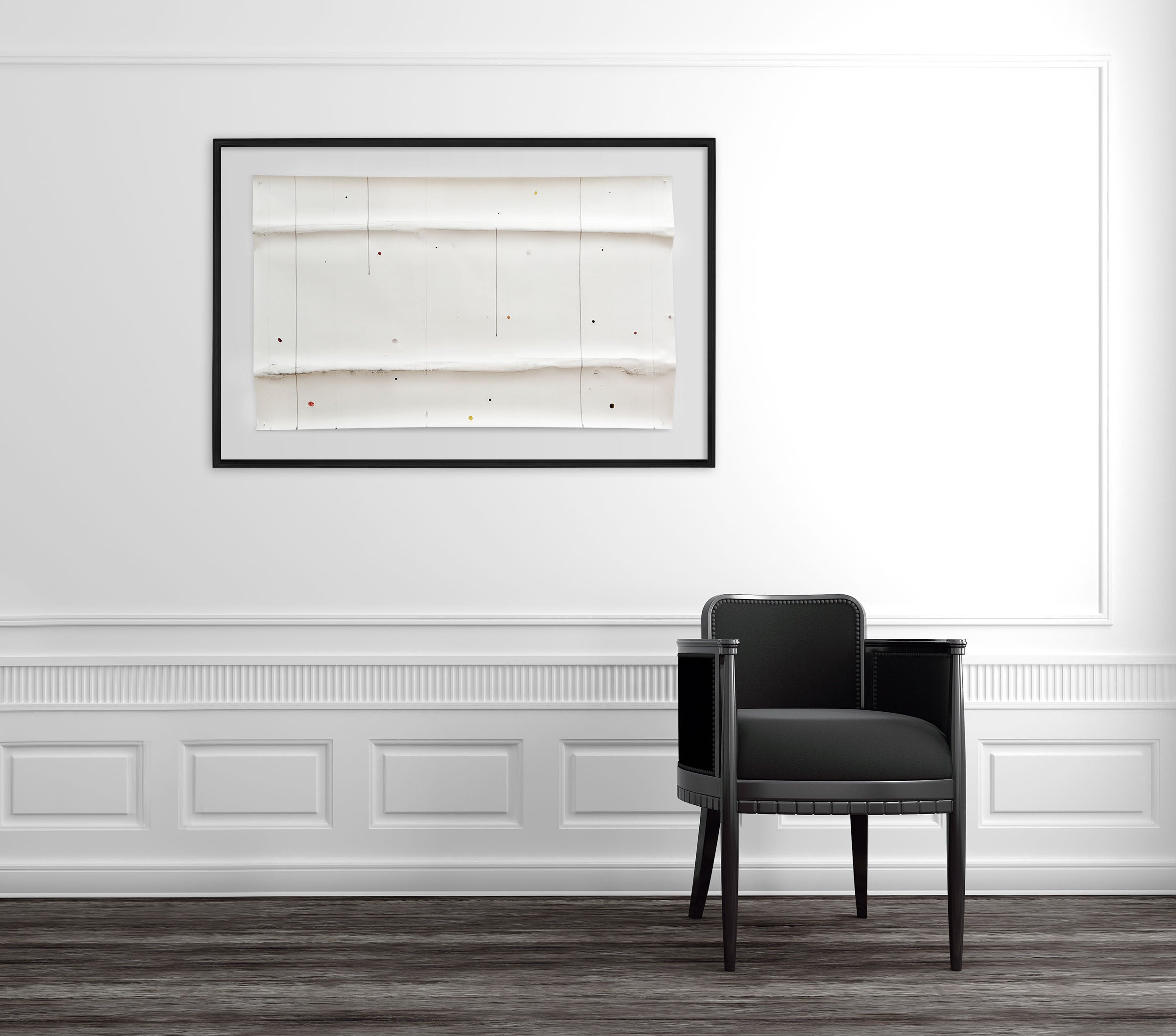 Artwork by Harald Kröner, Yappanoise 47, Made of Ink, enamel on paper 