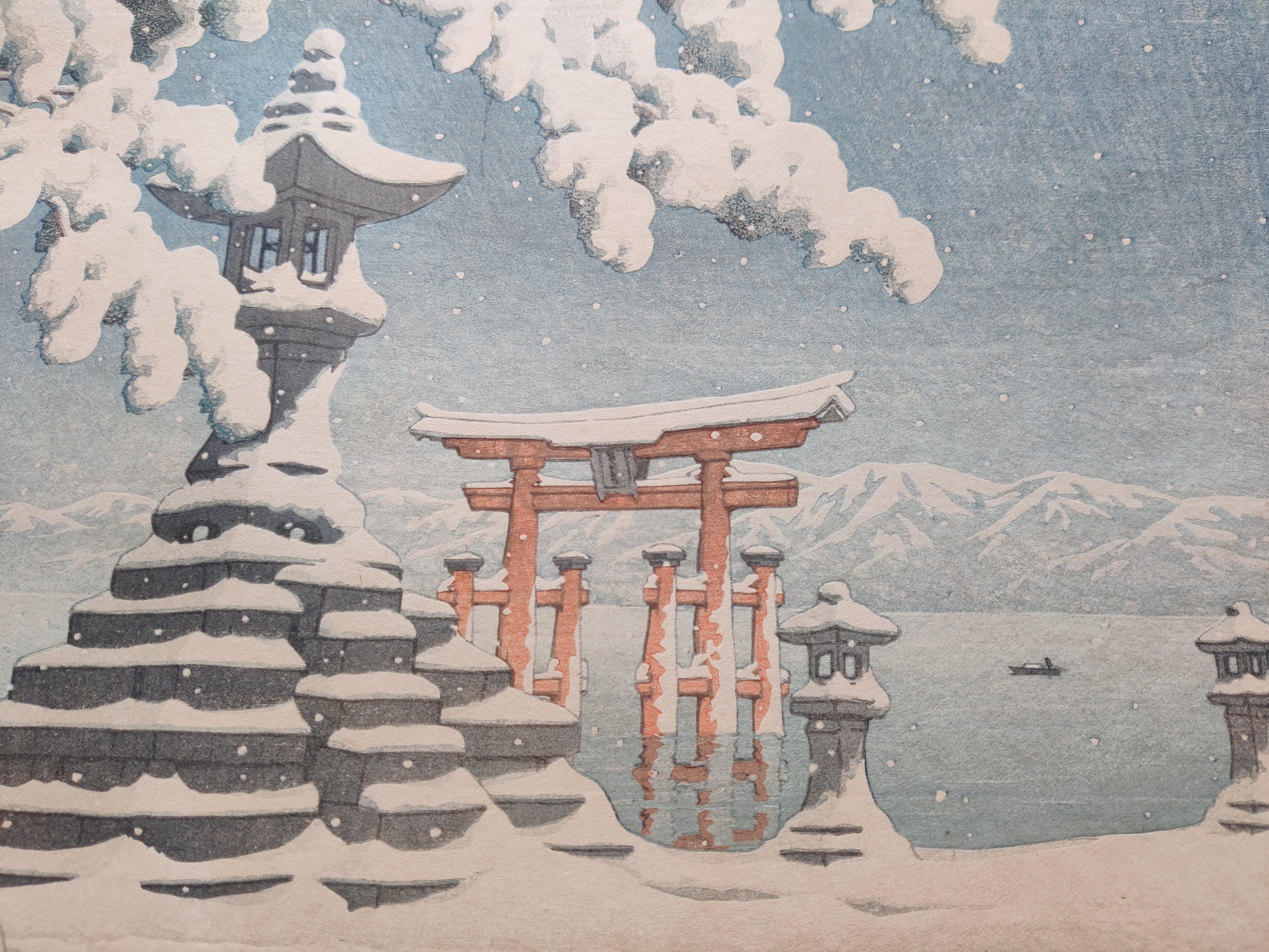 Torii Gate at Miyajima in the Inland Sea of Japan