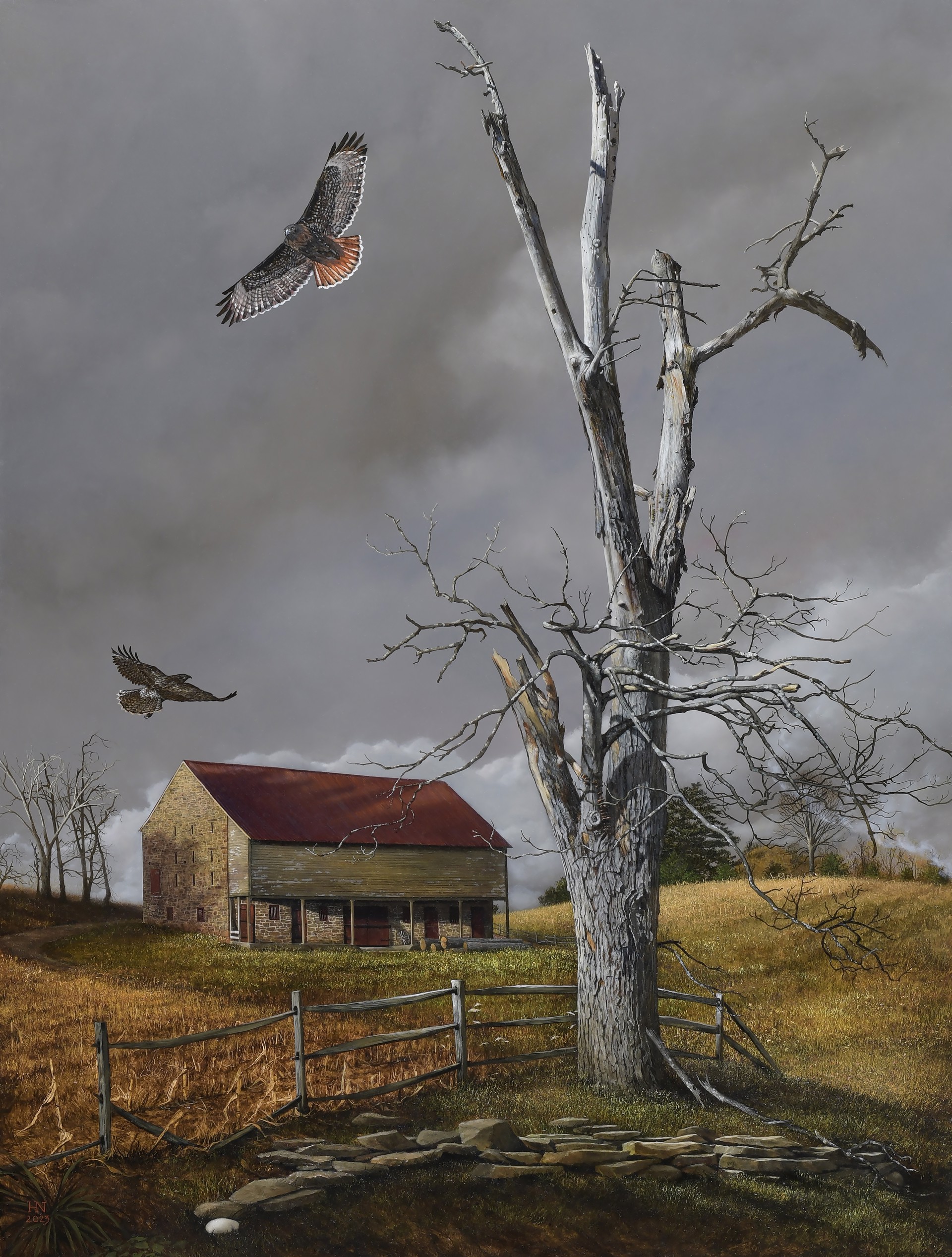 New Easel View by Heather Neill, 2023