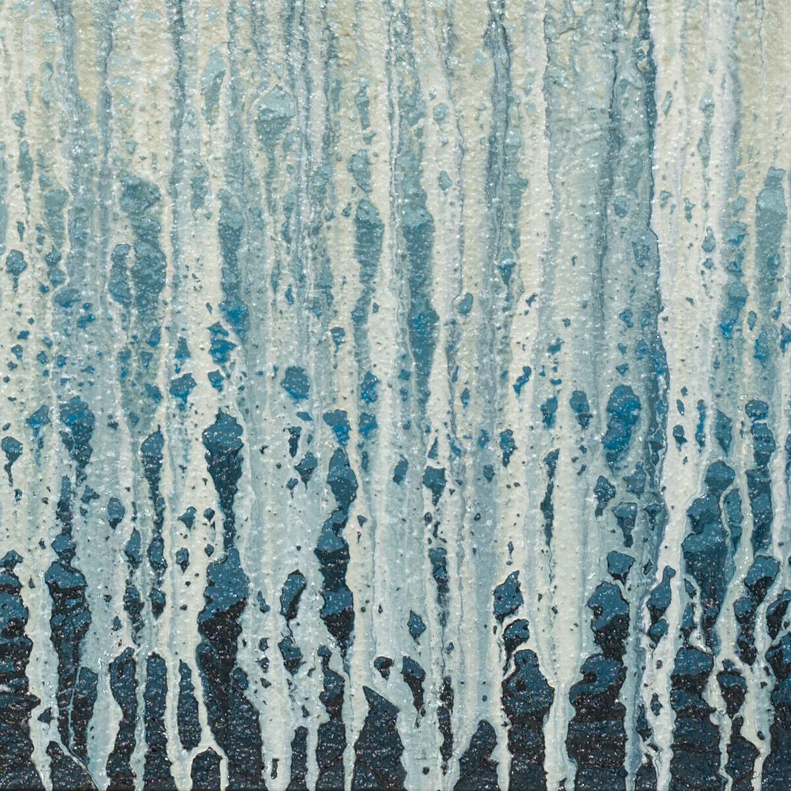 Artwork by Heidi Thompson, Blue Veils over Sunlight, Made of Acrylic on Canvas 
