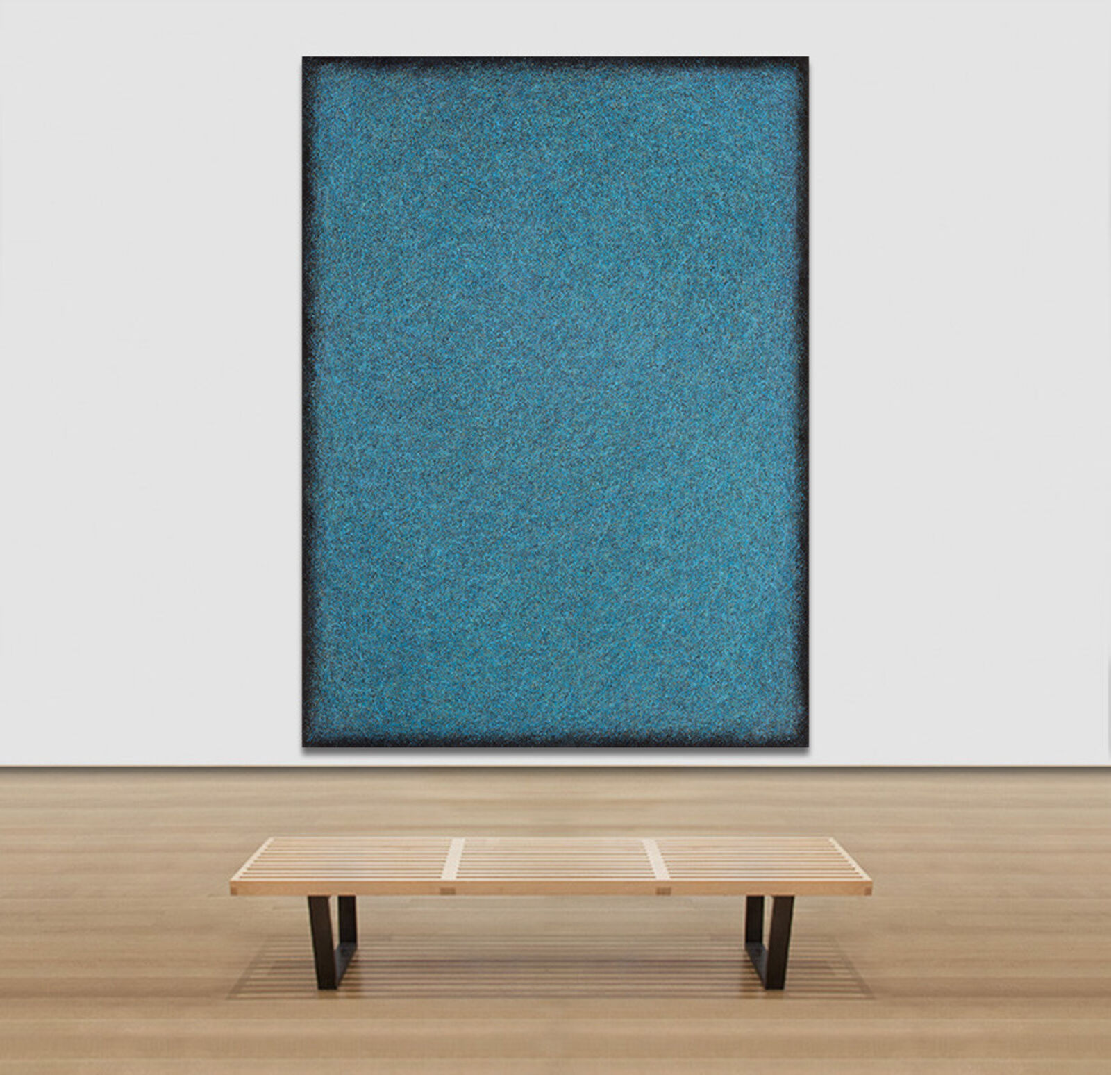Artwork by Heidi Thompson, Light Blue Infinity, Made of Acrylic on Canvas 