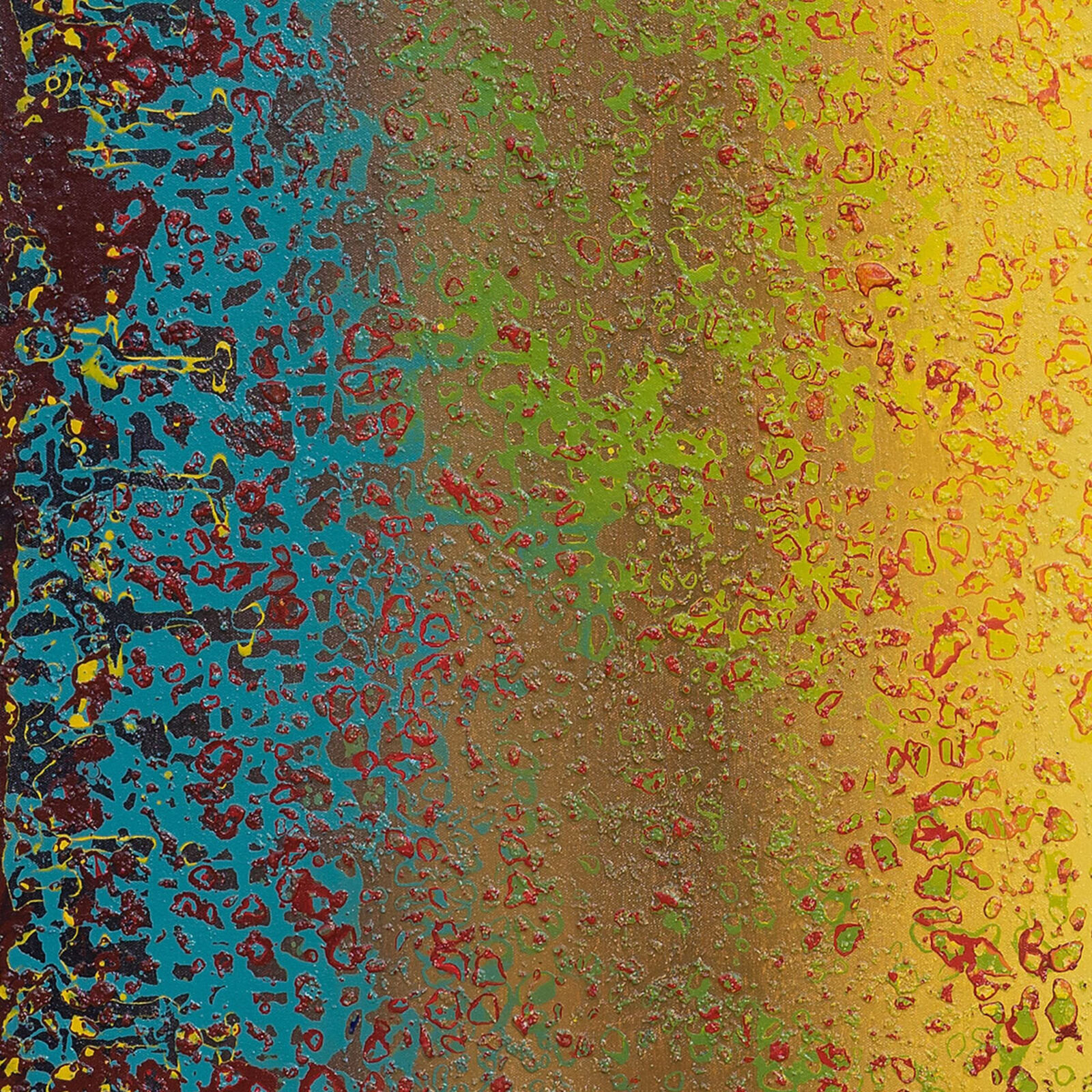 Artwork by Heidi Thompson, Ochre Energy, Made of Acrylic on Canvas 