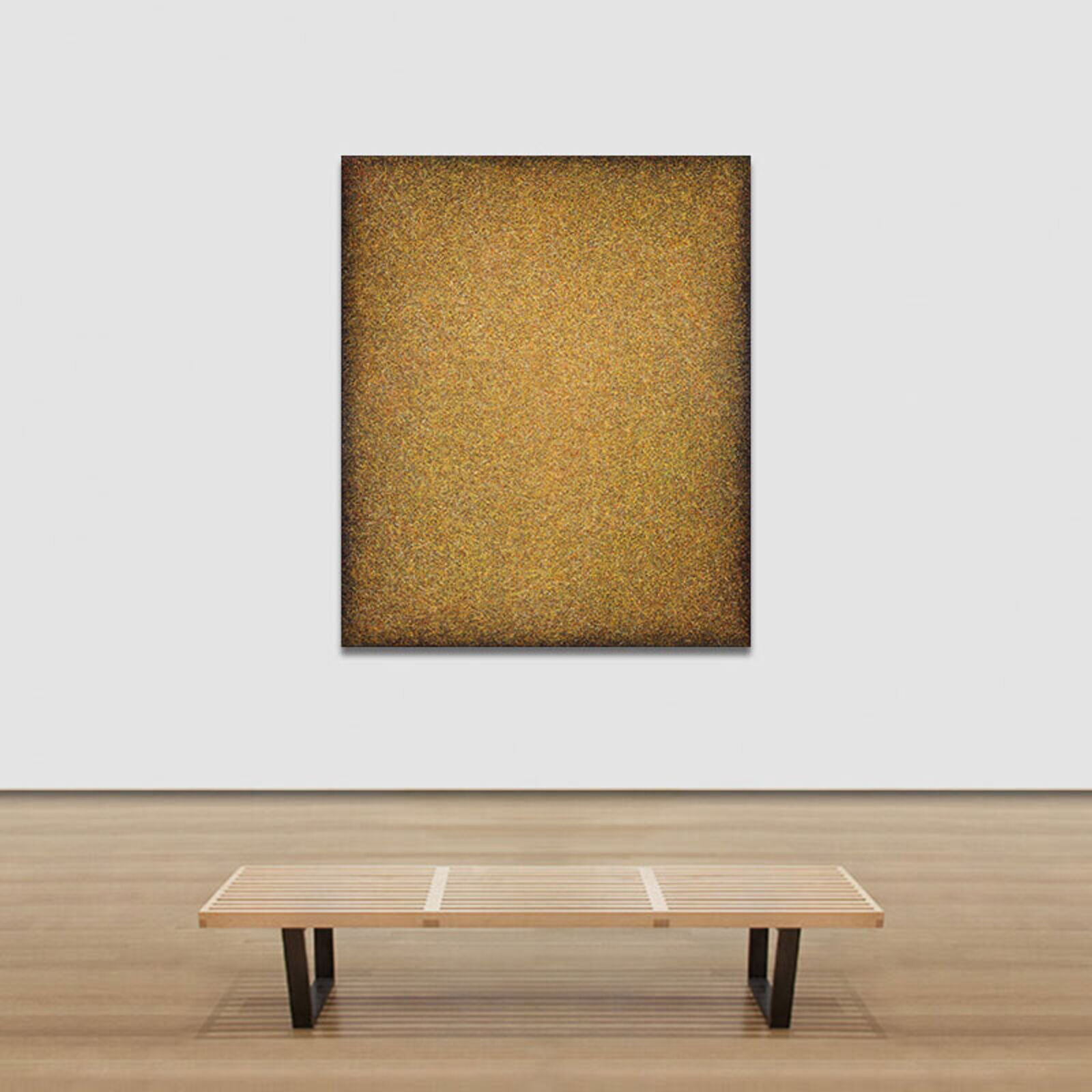 Artwork by Heidi Thompson, Red Gold Field, Made of Acrylic on Canvas 