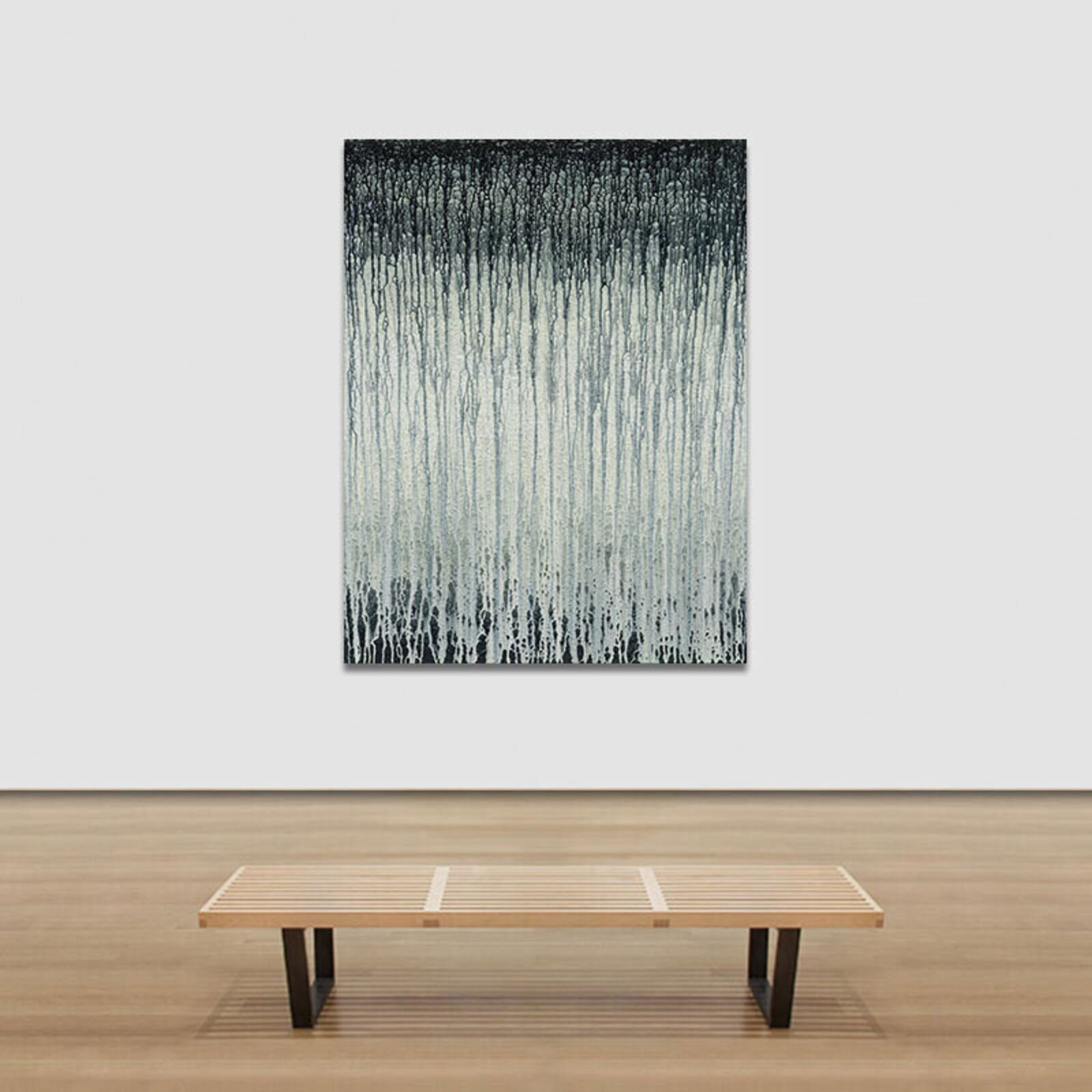 Artwork by Heidi Thompson, Silver over Light, Made of Acrylic on Canvas 