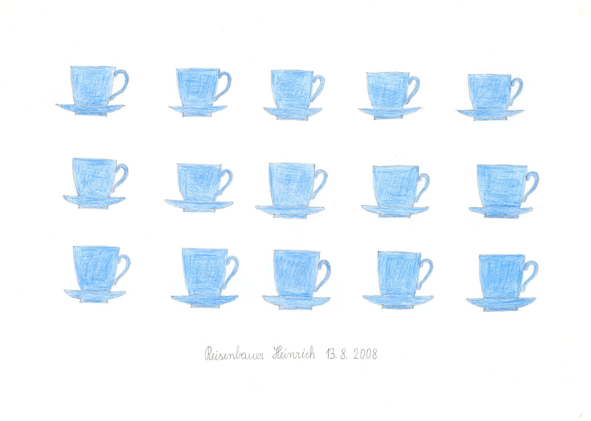 Coffee cups by Heinrich Reisenbauer, 2008