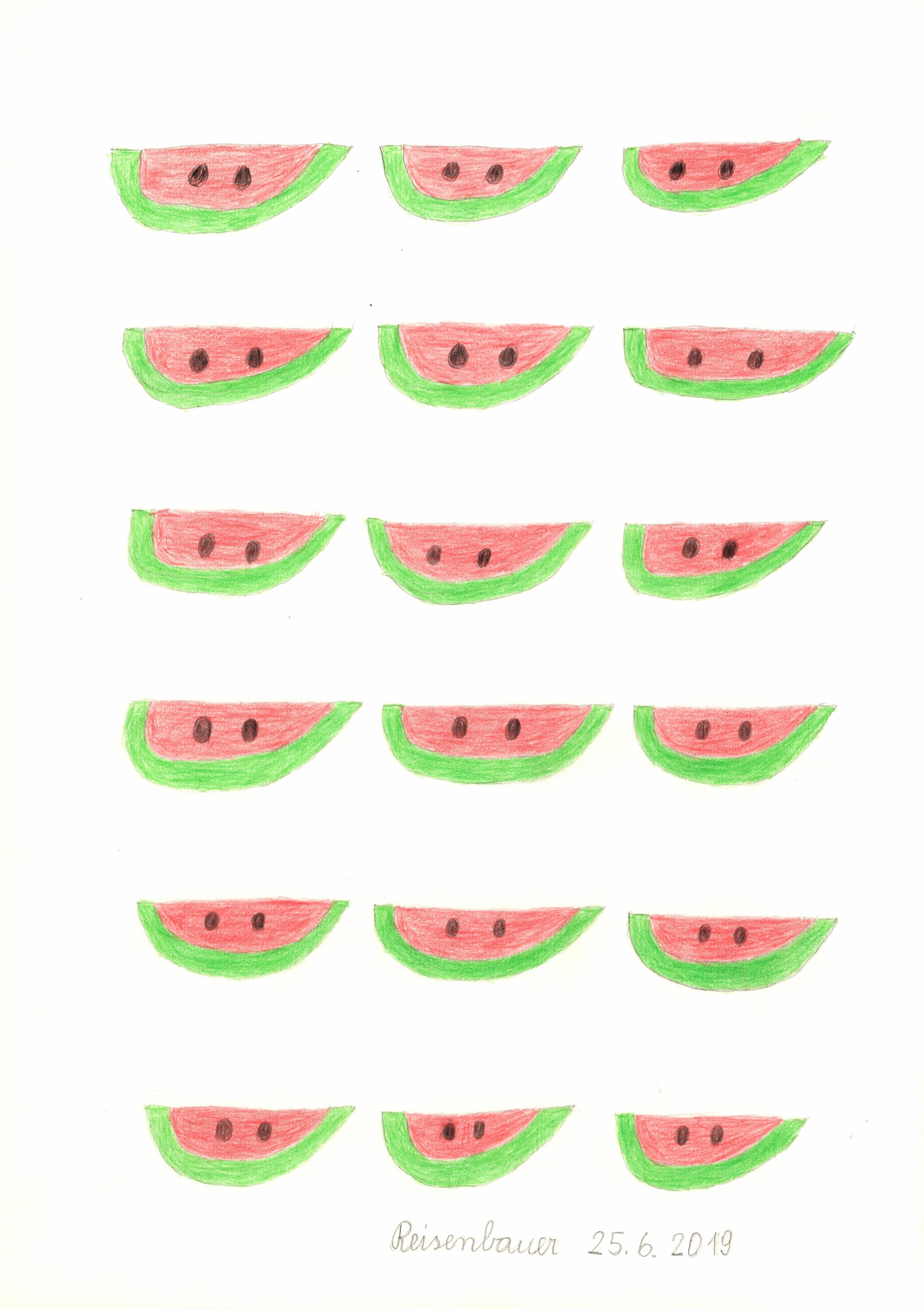 Watermelons by Heinrich Reisenbauer, 2019